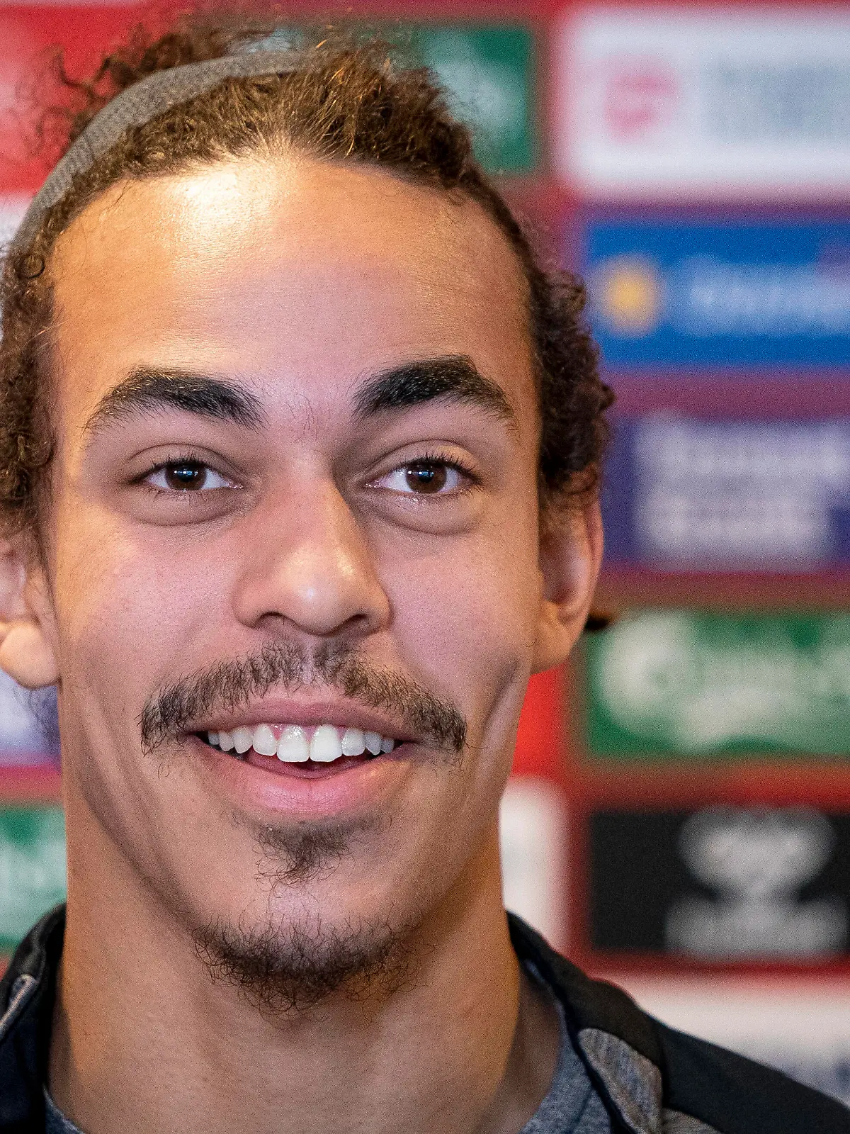 Sport Themen der Woche KW45 Sport Bilder des Tages Yussuf Poulsen under landsholdets pressemoede paa Marienlyst i Helsingoer, tirsdag den 9. november 2021.. , Copenhagen Denmark *** Yussuf Poulsen during the national teams press conference at Marienlyst in Helsingoer, Tuesday 9 November 2021, Copenhagen Denmark PUBLICATIONxINxGERxSUIxAUTxONLY Copyright: Ritzau/Scanpix LiselottexSabroex COP102 spdk20211109-102902-L