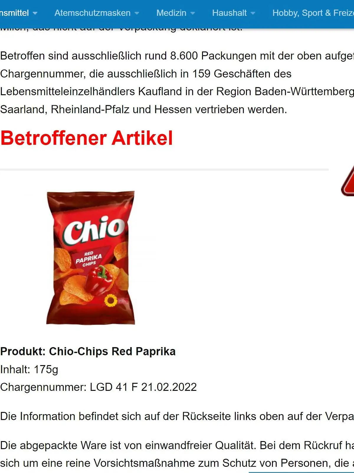 Produktbild Chip-Chips Red Paprika
