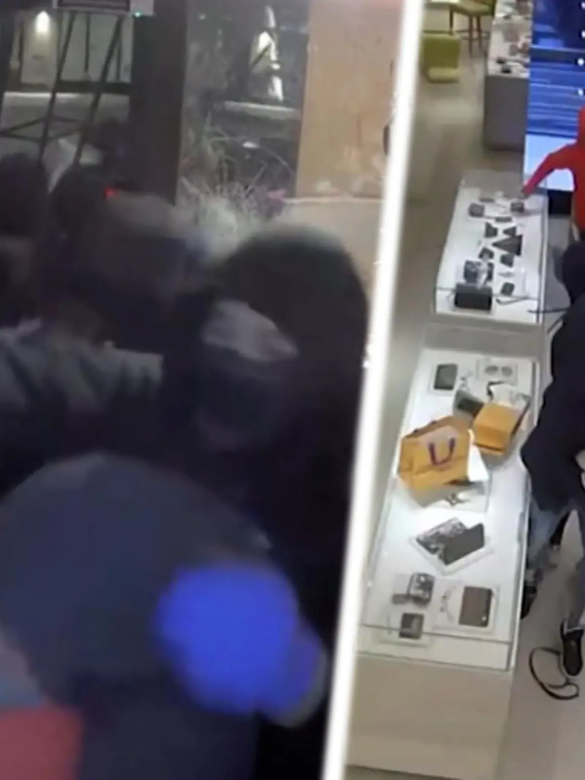 Die Amerikaner nennen es „Smash and Grab“ - Einbrechen und Zuschlagen: Innerhalb weniger Sekunden haben dutzend maskierte Diebe eine Filiale des Luxus-Modeherstellers Louis Vuitton ausgeraubt. Quer durch die Staaten häufen sich nun solche Überfälle.