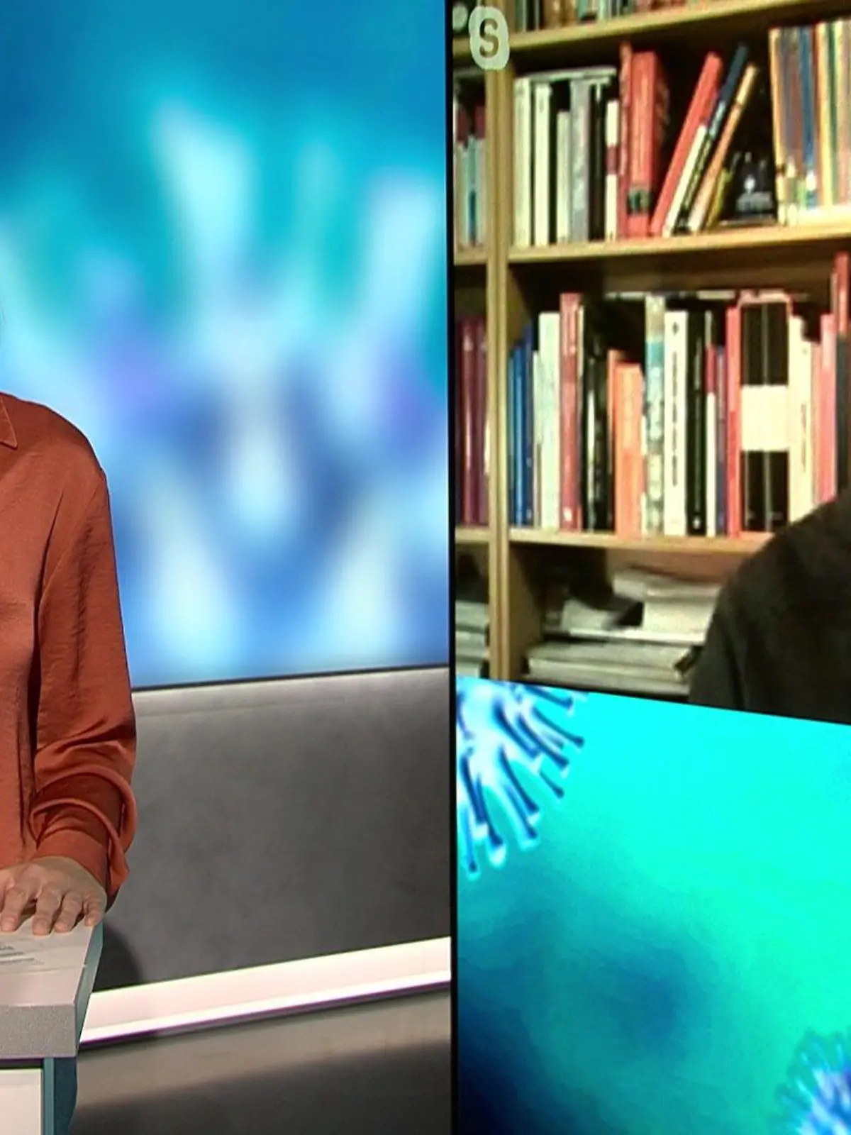 Nele Balgo spricht mit Prof. Timo Ulrichs