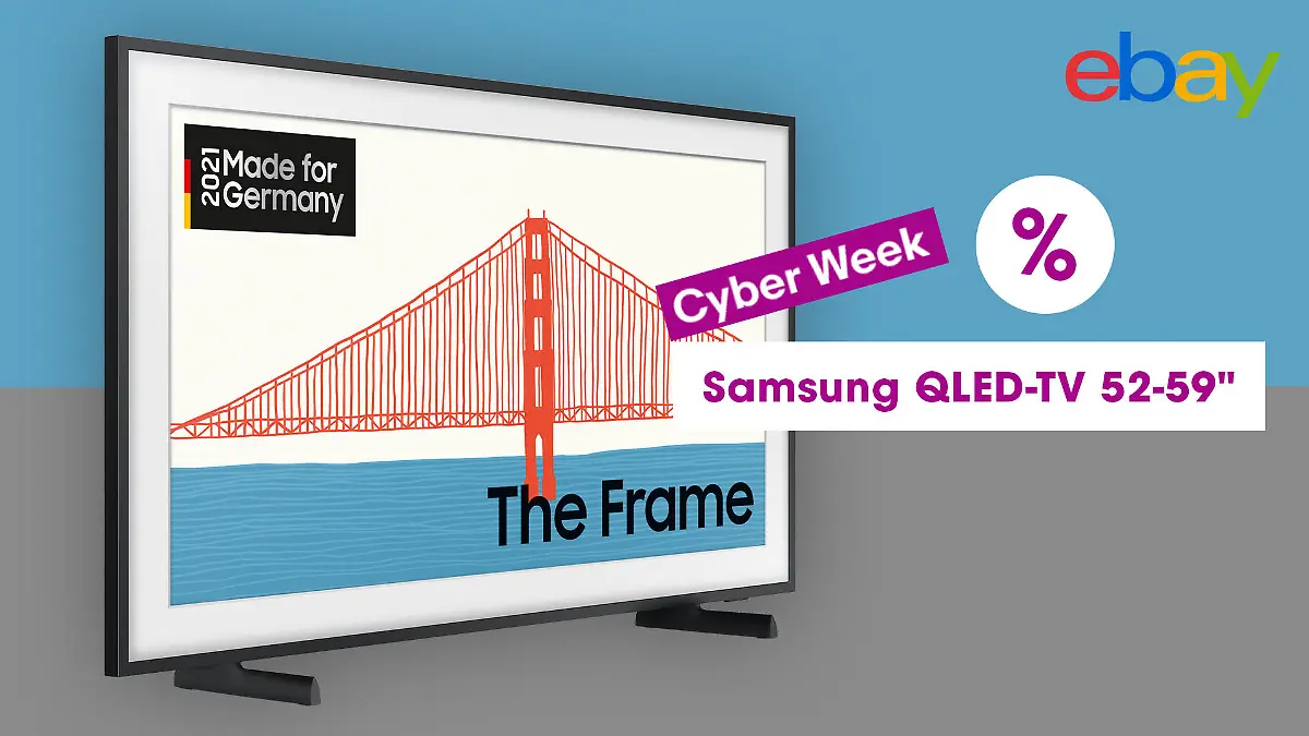 Starke Reduzierung am Black Friday: Samsung  QLED-TV auf Ebay