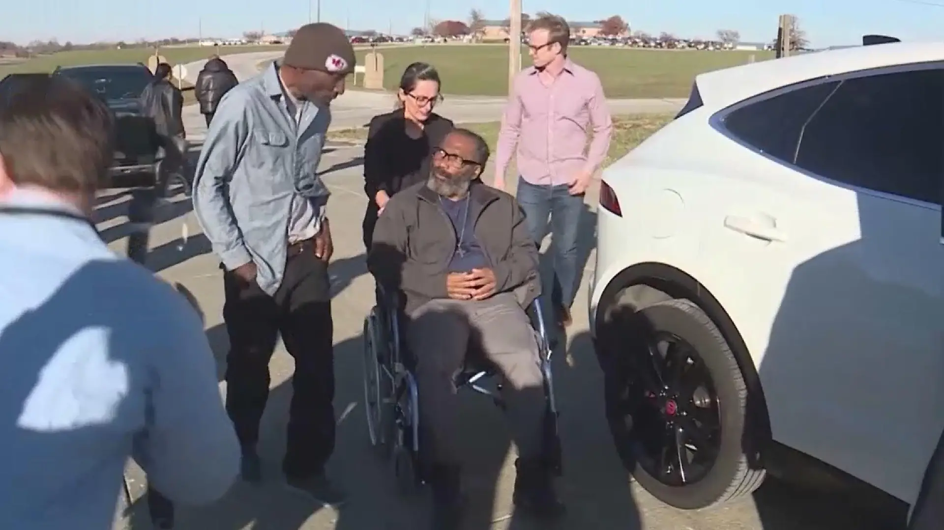 Kevin Strickland sitzt mittlerweile krankheitsbedingt in einem Rollstuhl.