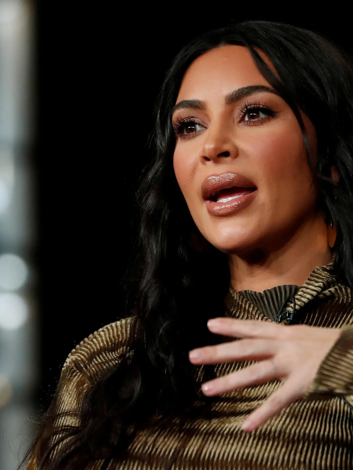 FILE PHOTO: Television personality Kim Kardashian attends a panel for the documentary "Kim Kardashian West: The Justice Project" during the Winter TCA (Television Critics Association) Press Tour in Pasadena, California, U.S., January 18, 2020. REUTERS/Mario Anzuoni/File Photo
