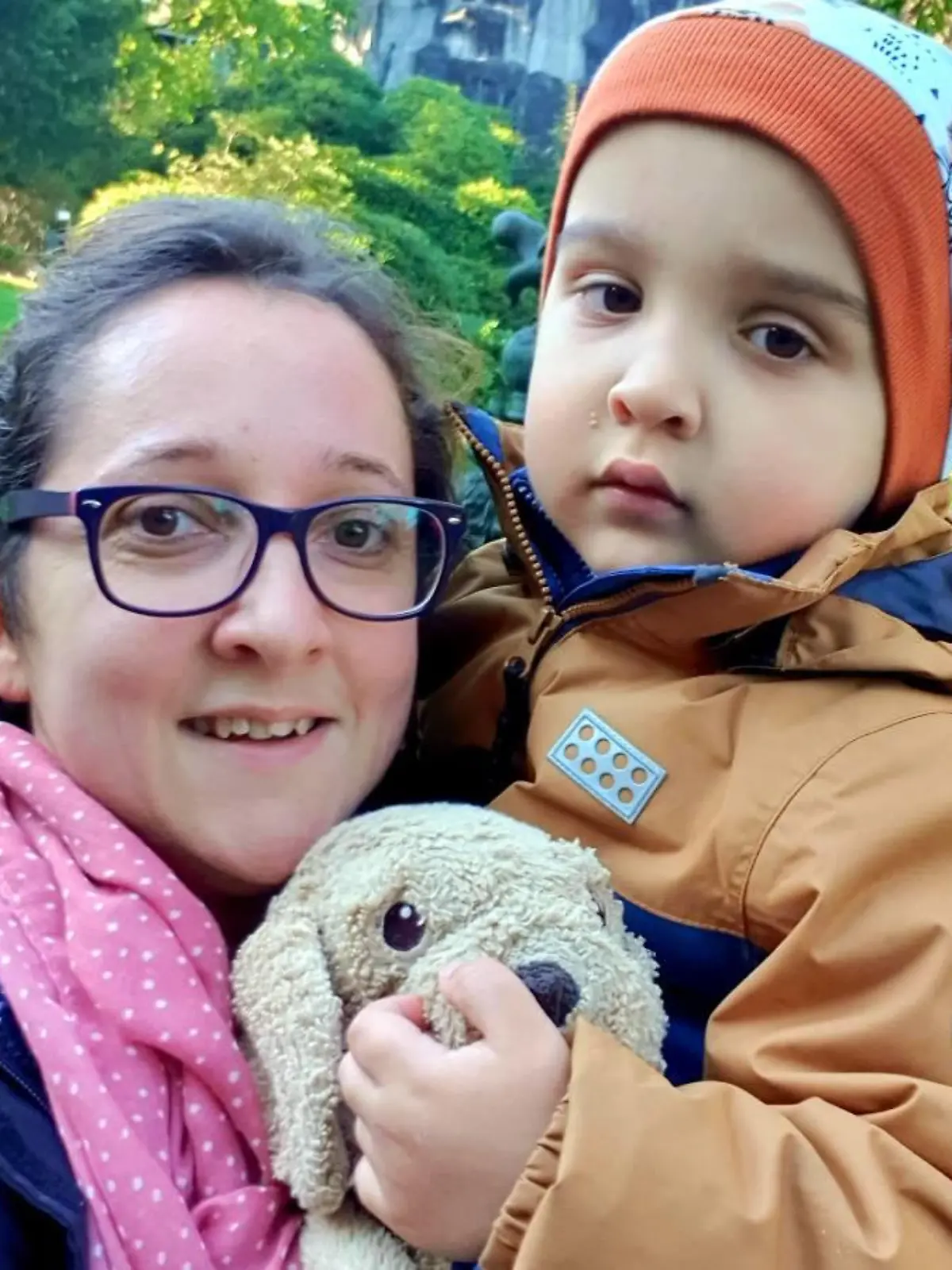 Anita Cieslik (40) und ihr Sohn Joshua
