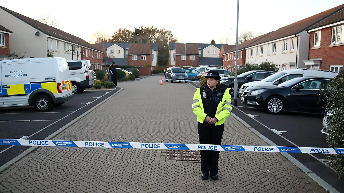 Der Parkplatz in Taunton in Großbritannien, wo der Mord passiert sein soll.