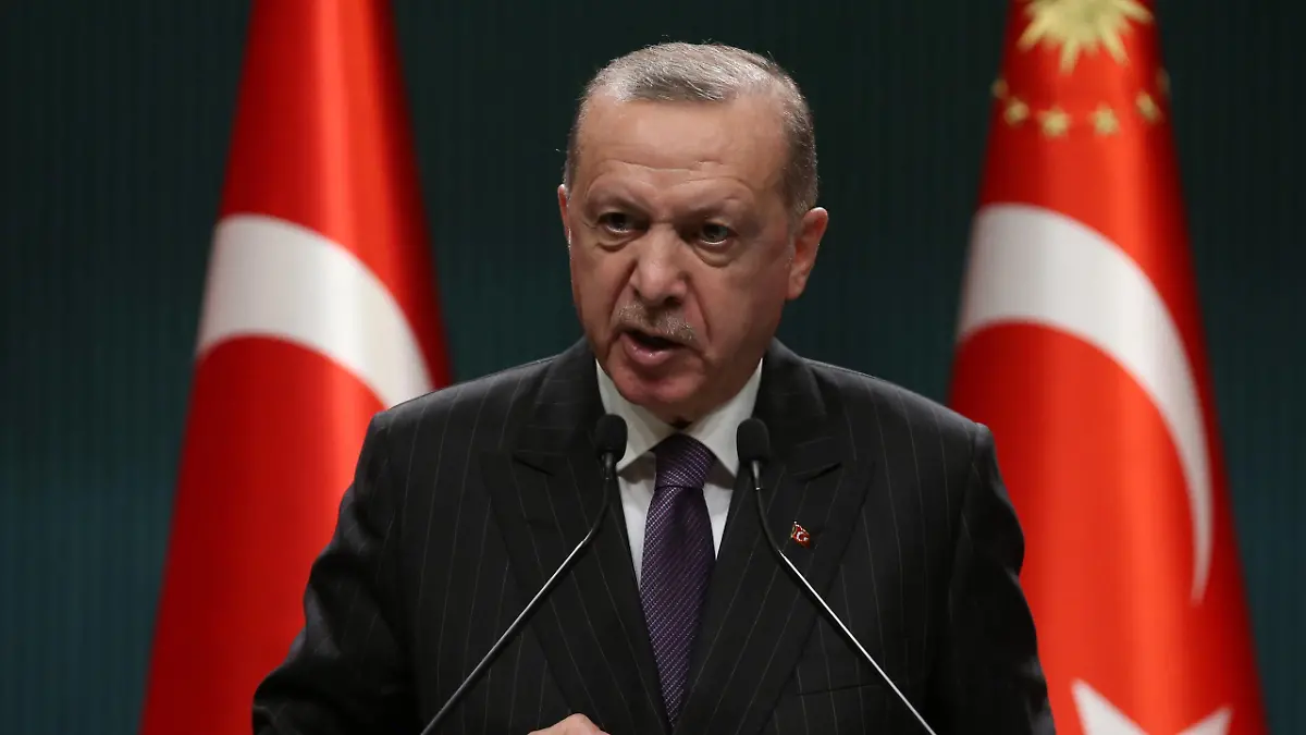 Turkey s President Recep Tayyip Erdogan, makes statements after chairing cabinet meeting in Ankara, Turkey on December 14, 2020. Copyright: DepoxPhotos 16958835