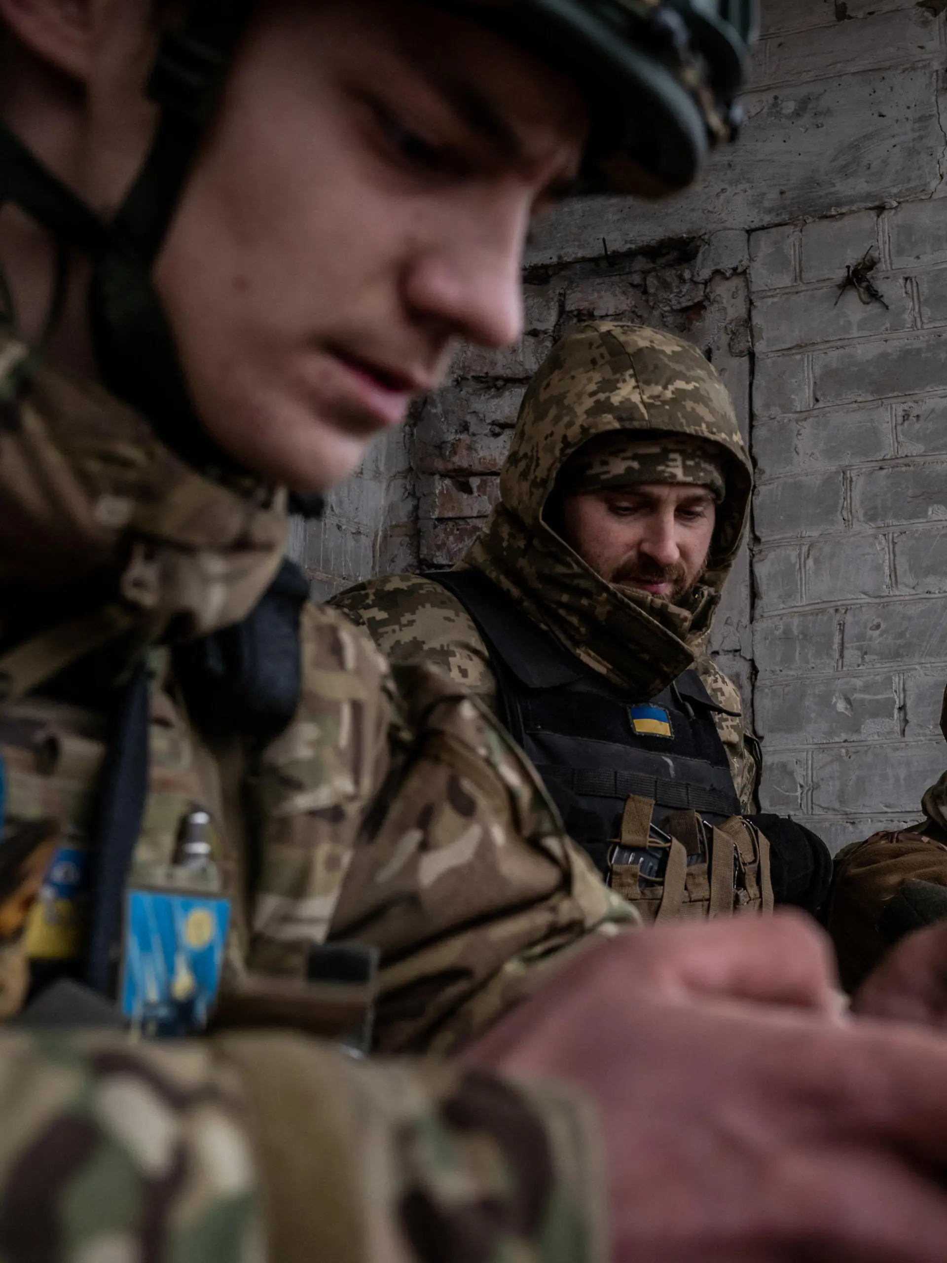 TORETSK, UKRAINE - MARCH 18: Ukrainian servicemen from 24th brigadeÄôs drone team work near the frontlines of Toretsk, Ukraine on March 18, 2023. Wolfgang Schwan / Anadolu Agency