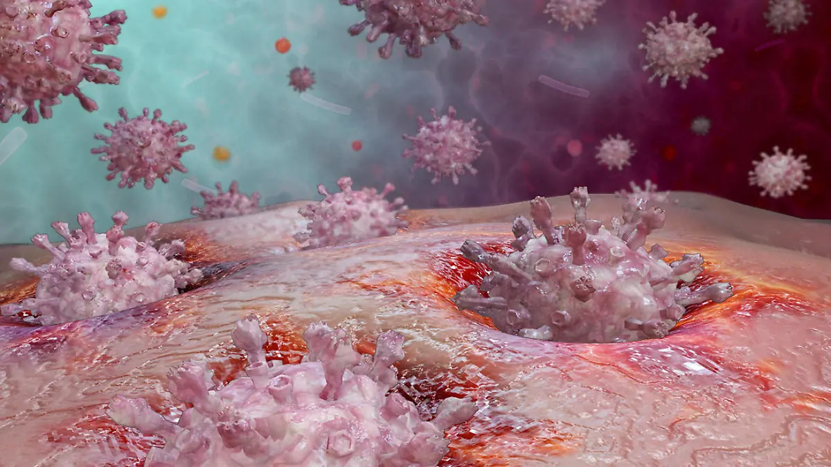 Inspired by the moment the human's cell receptor opens the" door" and welcomes the COVID-19