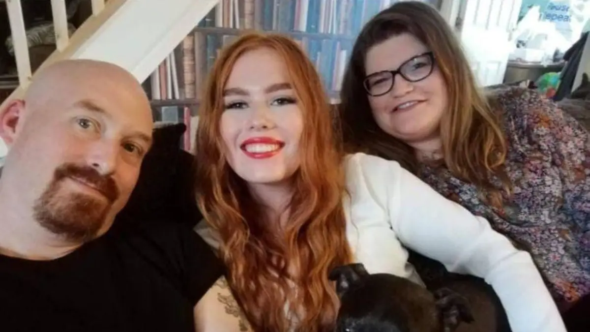 Leanne Willian und ihre Familie: Ehemann Paul und Tochter Faith.