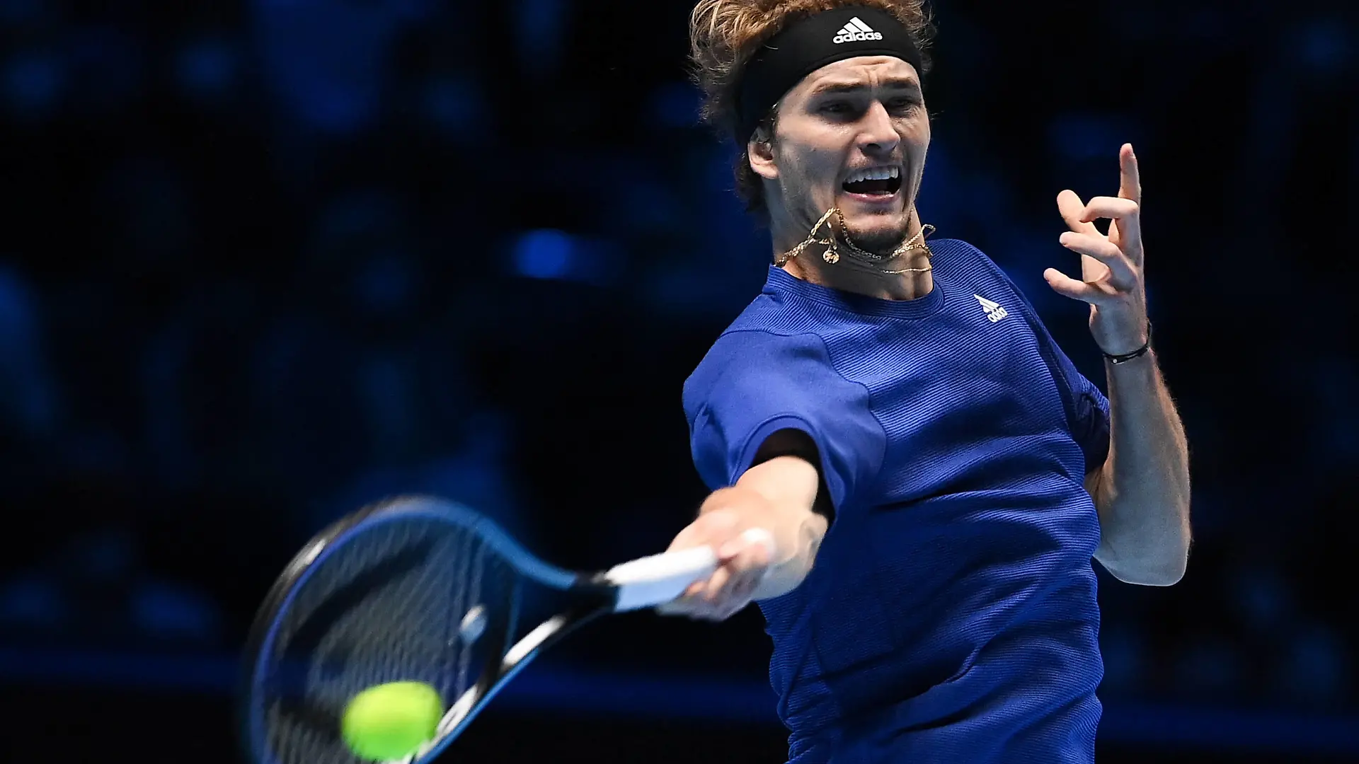 Photo Marco Alpozzi/LaPresse November 21, 2021 Turin Italy Tennis Nitto ATP, Tennis Herren Finals - men s singles - finals Alexander Zverev Vs Daniil Medvedev In the pic: Alexander Zverev Germany PUBLICATIONxNOTxINxITAxFRAxCHN Copyright: xMarcoxAlpozzi/LaPressex