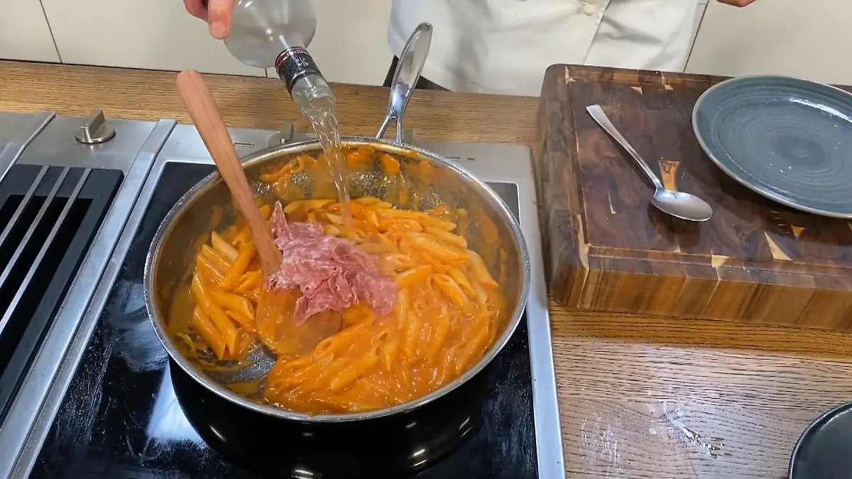 Pasta alla Wodka Hensslers schnelle Nummer