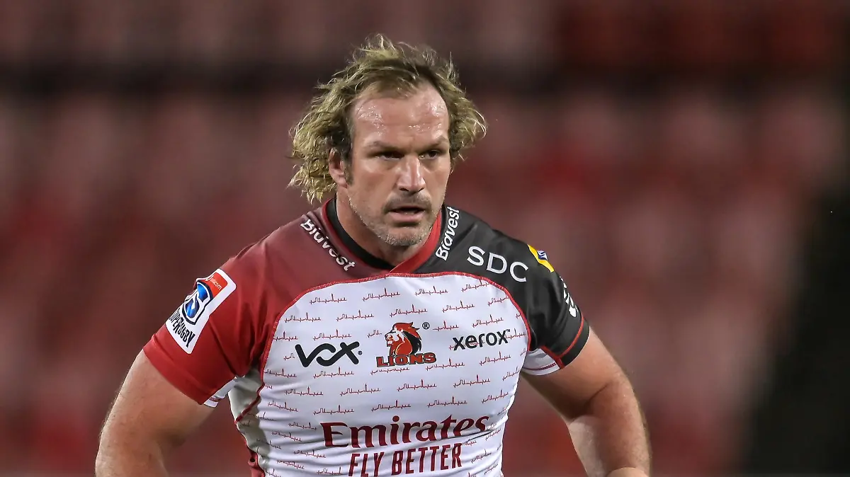 Rugby - 2020 Super Rugby Unlocked - Lions v Griquas - Emirates Airline Park - Johannesburg. Jannie du Plessis of the Emirates Lions during the 2020 Super Rugby Unlocked game between the Emirates Lions and Tafel Lager Griquas at Emirates Airline Park in Johannesburg on 30 October 2020 Photo: Christiaan Kotze/Sports Inc URN:56359783