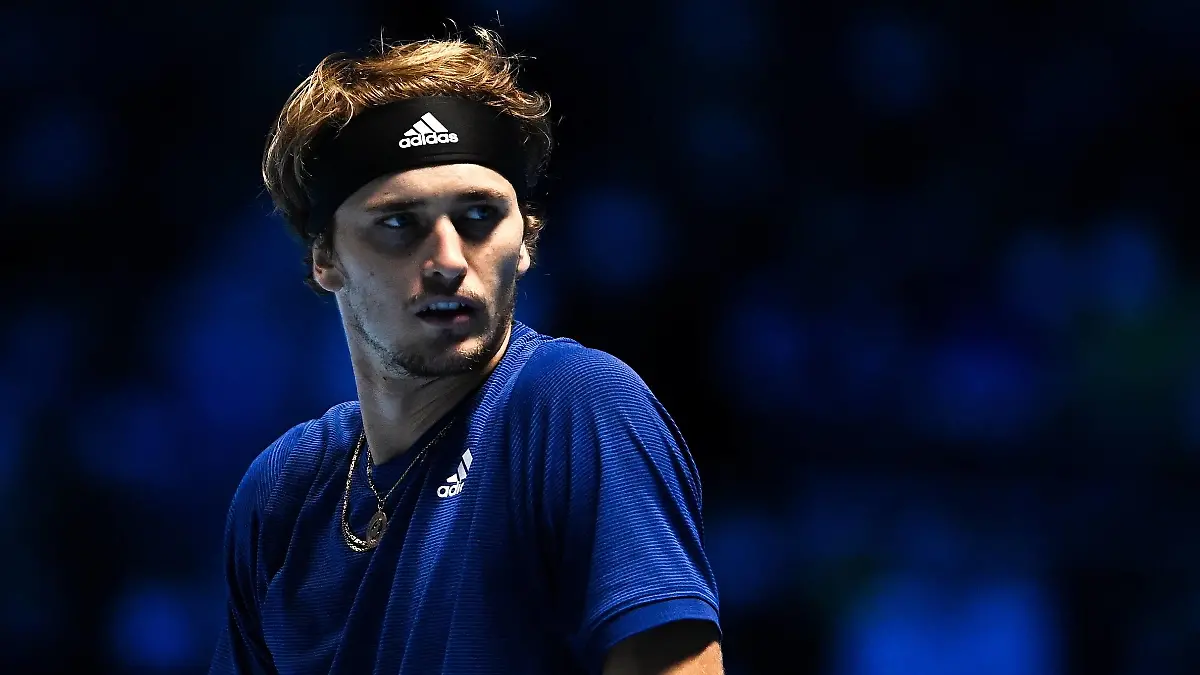 Italy Tennis ATP, Tennis Herren Finals Zverev - Hurkacz 6698957 18.11.2021 Germany s Alexander Zverev reacts during the group stage singles tennis match of the ATP Finals against Poland s Hubert Hurkacz at the Pala Alpitour venue in Turin, Italy. Alexey Filippov / Sputnik Turin Italy PUBLICATIONxINxGERxSUIxAUTxONLY Copyright: xAlexeyxFilippovx