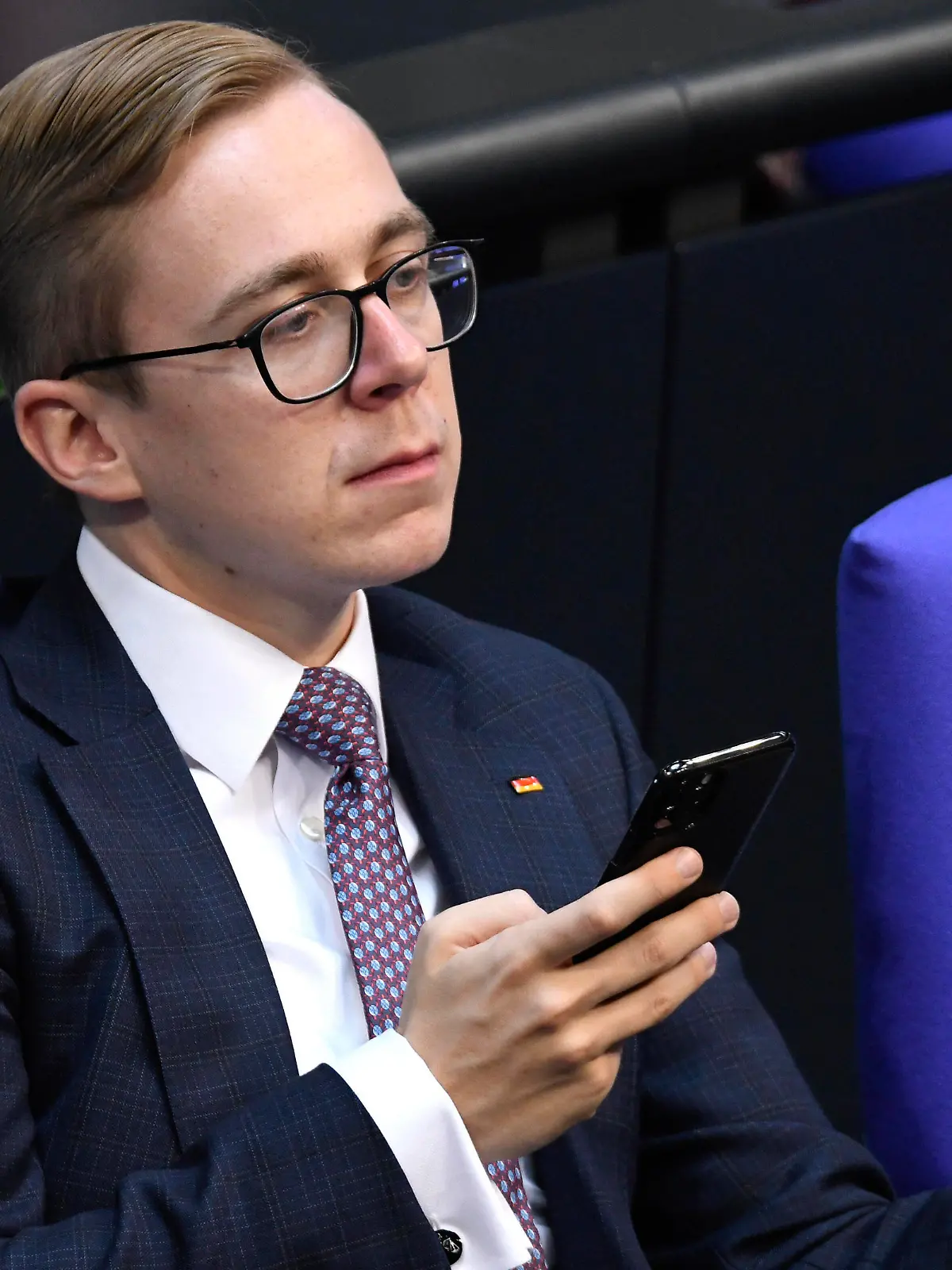  Philipp Amthor bei der 163. Sitzung des Deutschen Bundestages. Berlin, 28.05.2020 *** Philipp Amthor at the 163 session of the German Bundestag Berlin, 28 05 2020 Foto:xJ.xKrickx/xFuturexImage