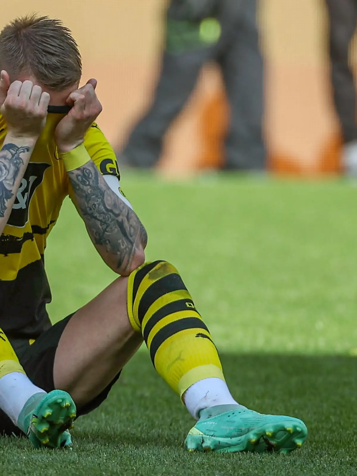 1. BL - Borussia Dortmund - 1. FSV Mainz 05 am 27.05.2023 im Signal Iduna Park in Dortmund Marco Reus Dortmund 11 unzufrieden, enttäuscht, enttaeuscht, niedergeschlagen *** 1 BL Borussia Dortmund 1 FSV Mainz 05 on 27 05 2023 at Signal Iduna Park in Dortmund Marco Reus Dortmund 11 dissatisfied, disappointed, disappointed, depressed MH