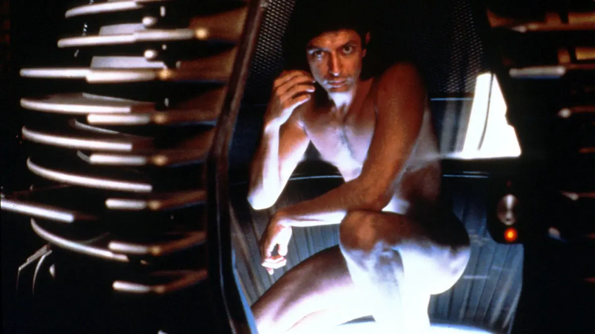 TM3 zeigt "Die Fliege" und "Die Fliege 2 - Geburt einer neuen Generation" am Samstag, 08. April, 22.20 Uhr und Sonntag, 09. April, 22.25 Uhr. Dr. Seth Brundle (Jeff Goldblum) erprobt die Teleportation an sich selbst. Leider hat er dabei eine Fliege übersehen...Abdruck honorarfrei nur in Bezug auf TM3.