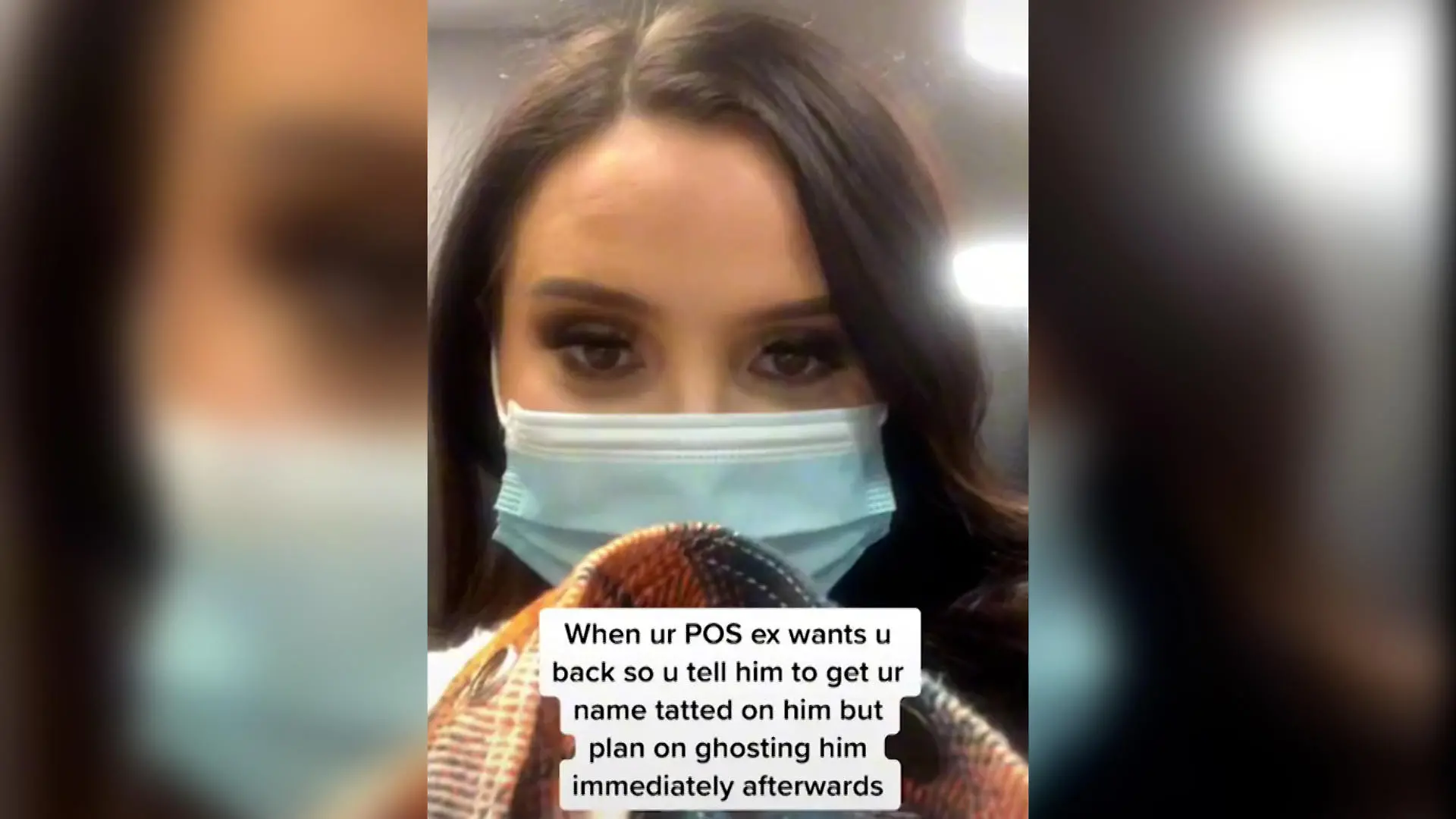 TikTok Userin Lana rächt sich mit einem Tattoo an ihrem Ex-Freund.