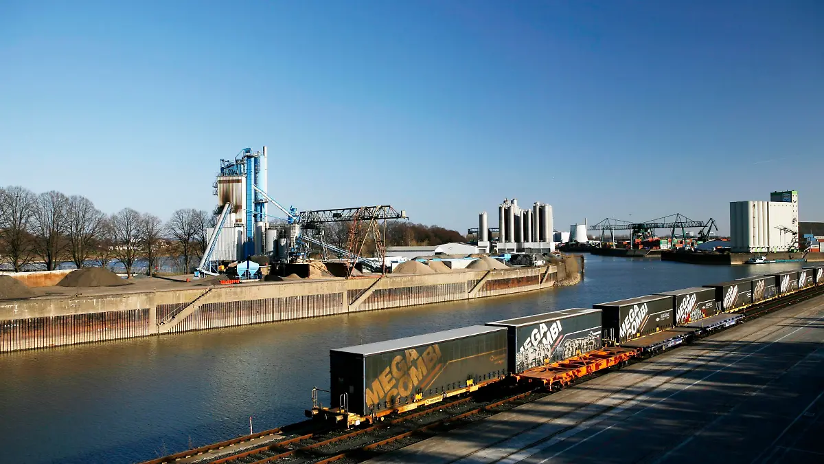 Hafen Niehl, Niehler Hafen, Köln-Niehl, Köln, Nordrhein-Westfalen, Deutschland, Europa