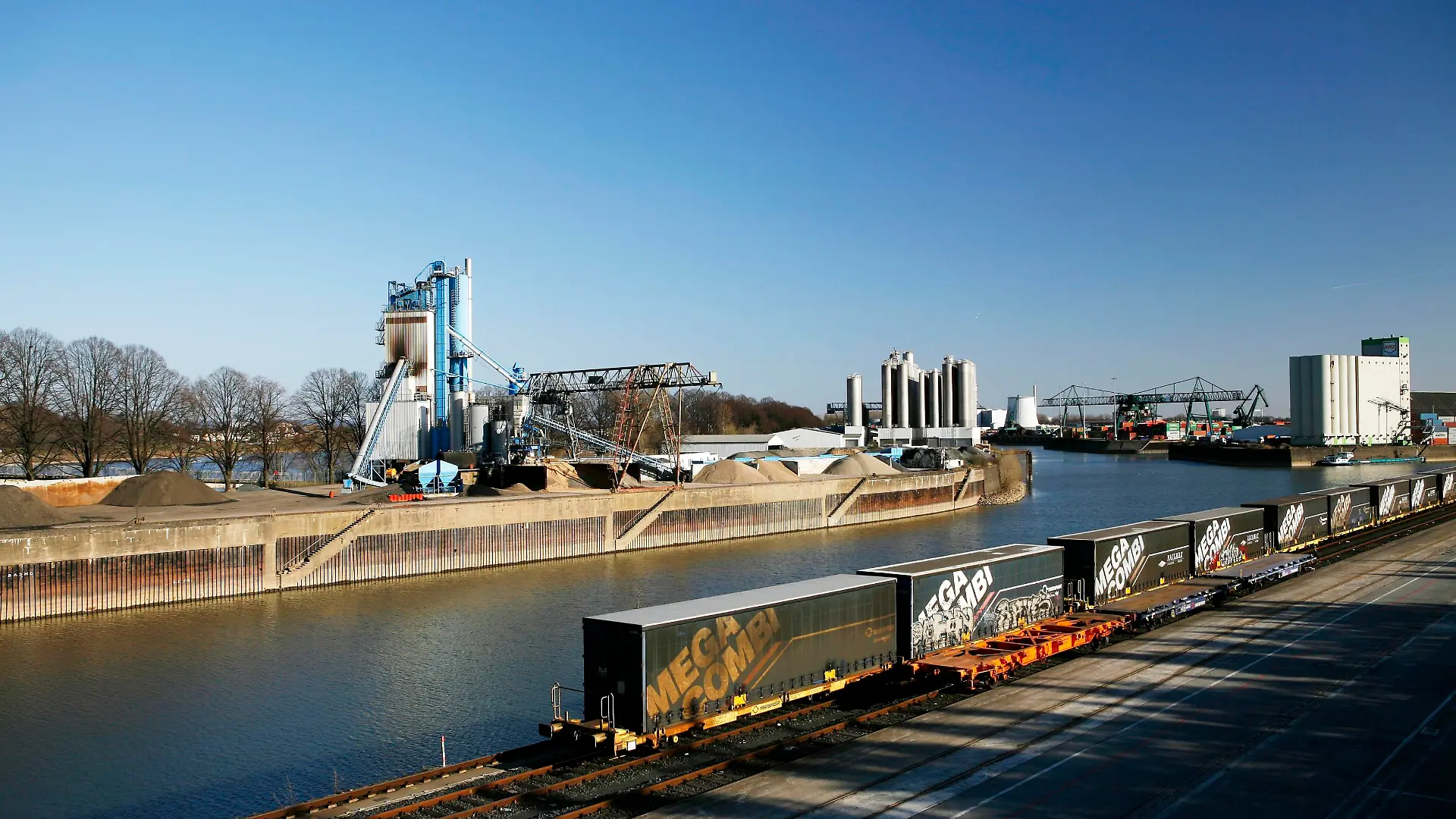 Hafen Niehl, Niehler Hafen, Köln-Niehl, Köln, Nordrhein-Westfalen, Deutschland, Europa