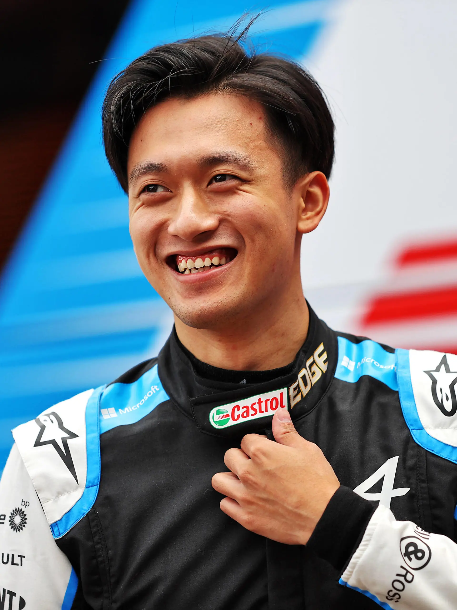  F1 Grand Prix of Austria 37 Guanyu Zhou CHN, Alpine F1 Team, F1 Grand Prix of Austria at Red Bull Ring on July 1, 2021 in Spielberg, Austria. Photo by James Moy/XPB/Alpine F1 Team/FIA Pool via HOCH ZWEI Spielberg Austria Poolfoto HOCH ZWEI/Pool/XPB/James Moy ,EDITORIAL USE ONLY