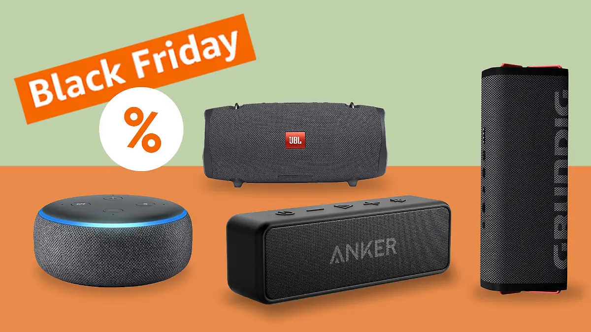 Bluetooth-Lautsprecher am Black Friday