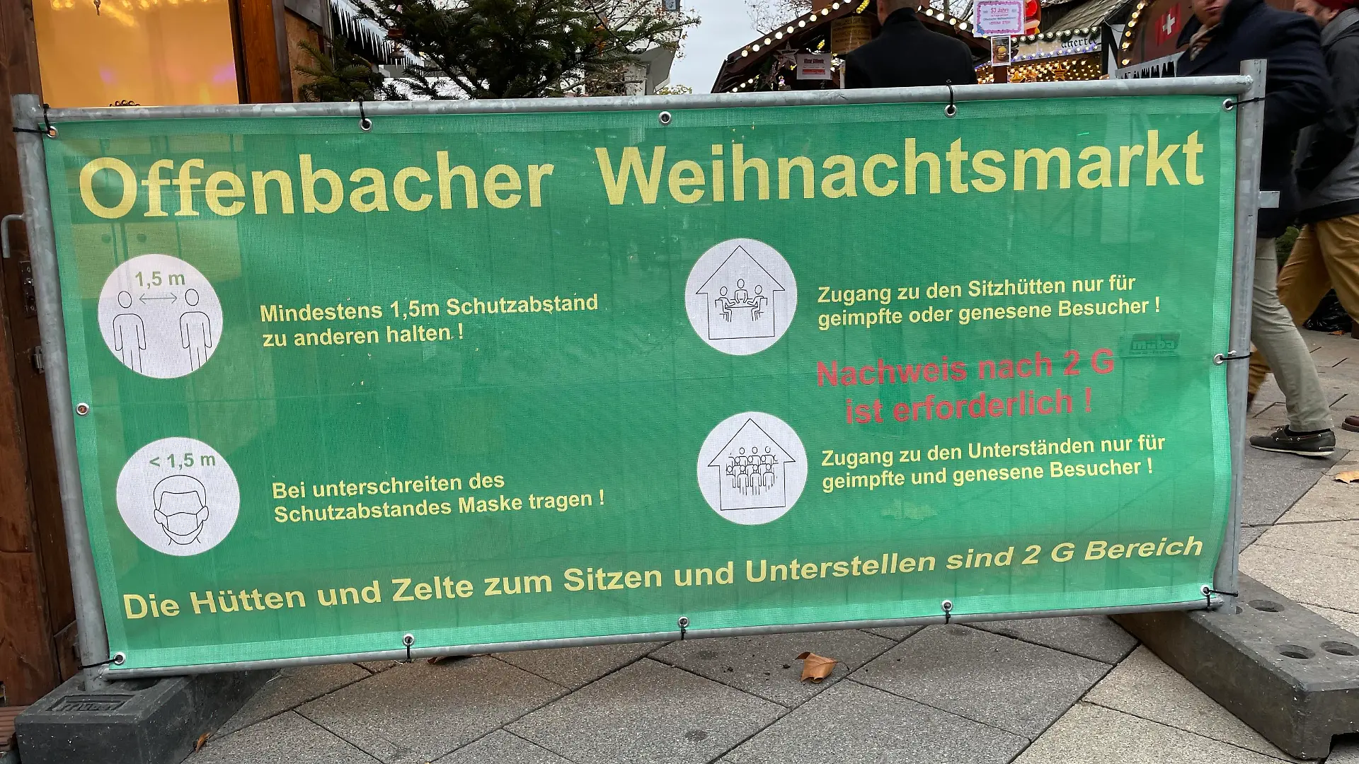 2G am Offenbacher Weihnachtsmarkt