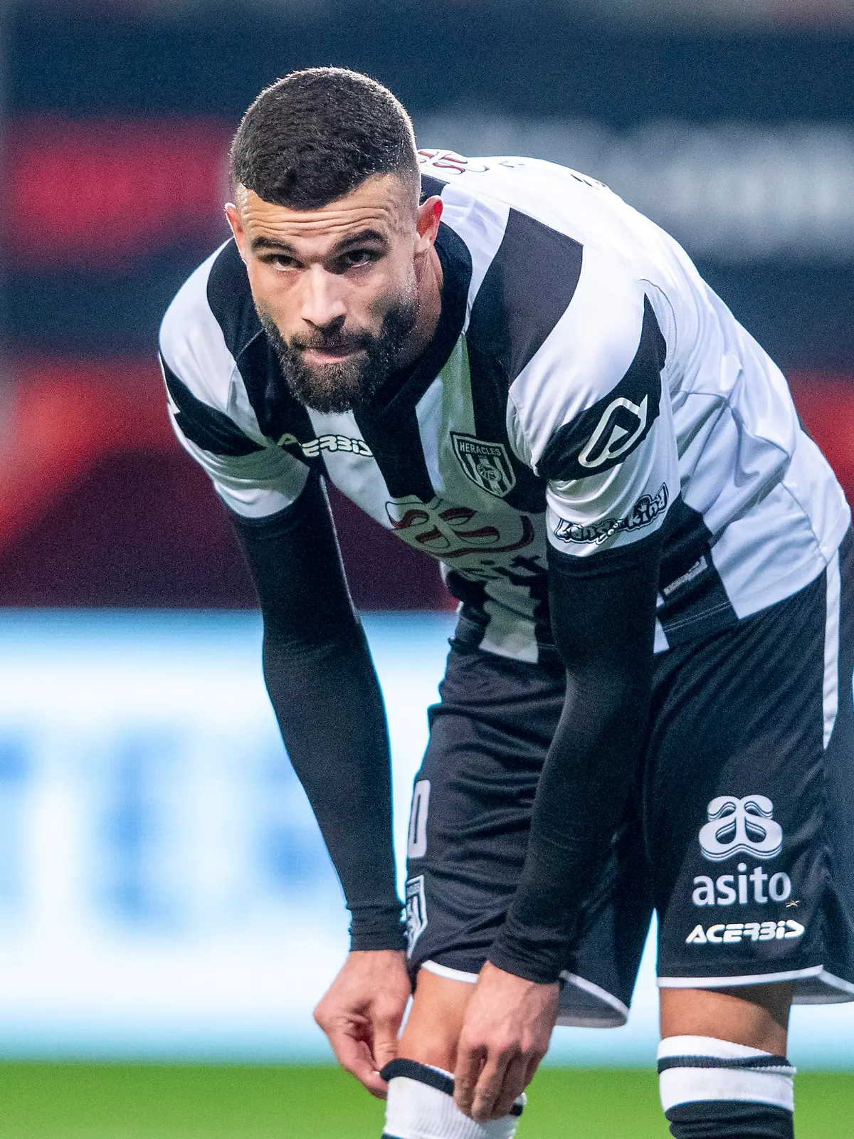 ENSCHEDE, Stadium De Grolsch Veste, 05-11-2021 , season 2021 / 2022 , Dutch Eredivisie. Final result 1-0, Heracles Almelo player Rai Vloet during the match Twente - Heracles
