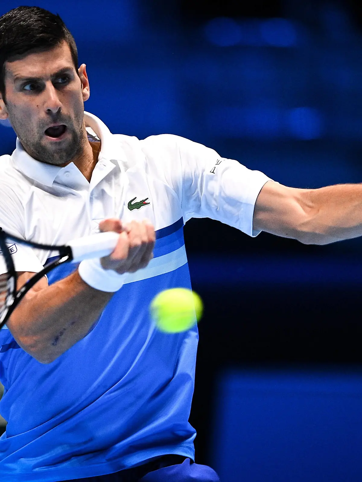  Photo Marco Alpozzi/LaPresse November 15, 2021 Turin Italy Tennis Nitto ATP, Tennis Herren Finals - men s singles - Round Robin Novak Djokovic Vs Casper Ruud In the pic: Novak Djokovic Serbia PUBLICATIONxNOTxINxITAxFRAxCHN Copyright: xMarcoxAlpozzi/LaPressex