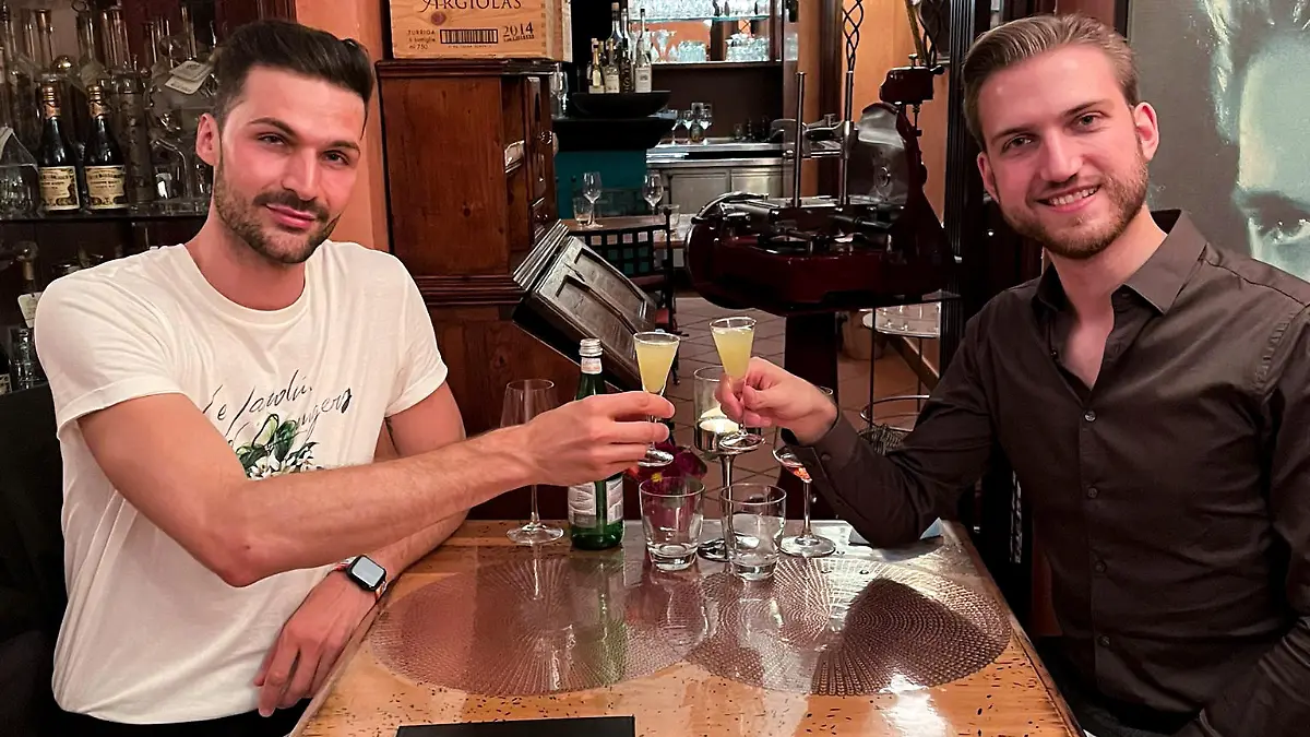 "Take Me Out"-Boys-Pärchen Armin und Daniel beim gemeinsamen Dinner-Date