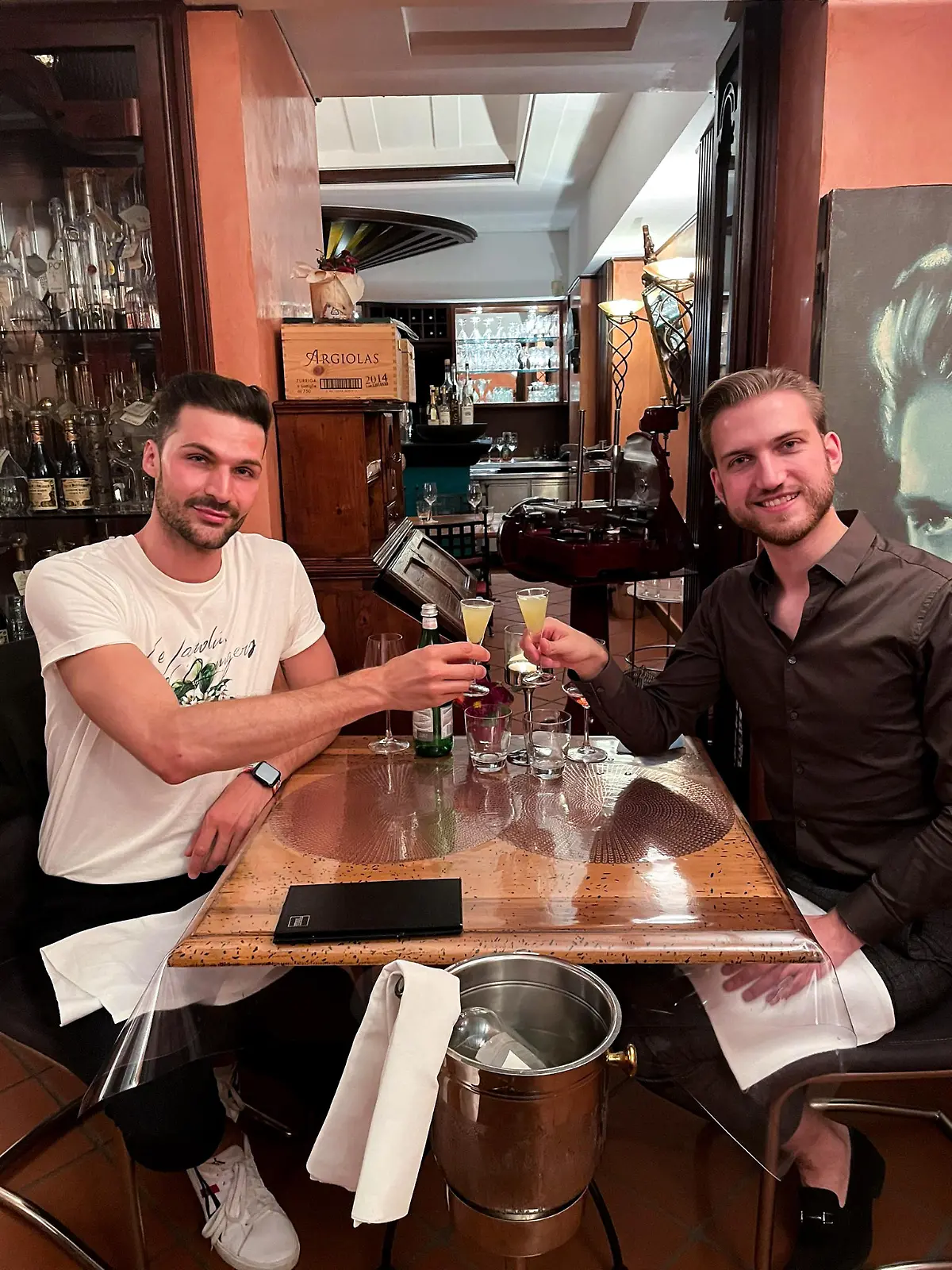 "Take Me Out"-Boys-Pärchen Armin und Daniel beim gemeinsamen Dinner-Date