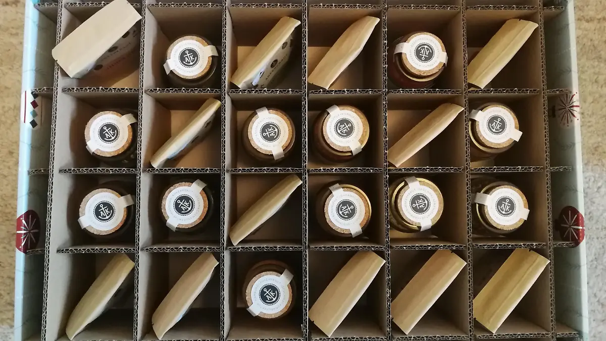 Ankerkraut Premium Adventskalender innen