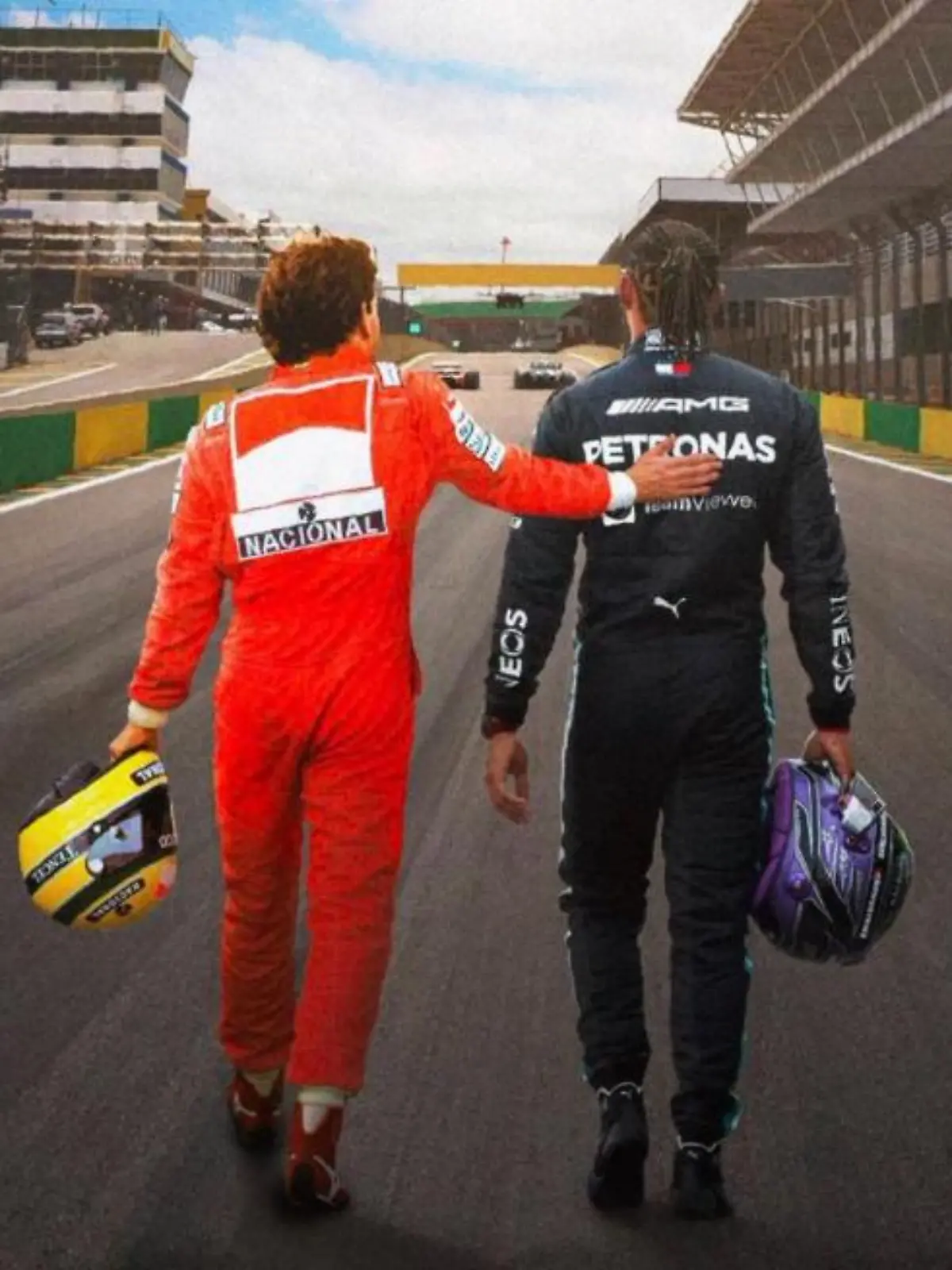 Ayrton Senna und Lewis Hamilton