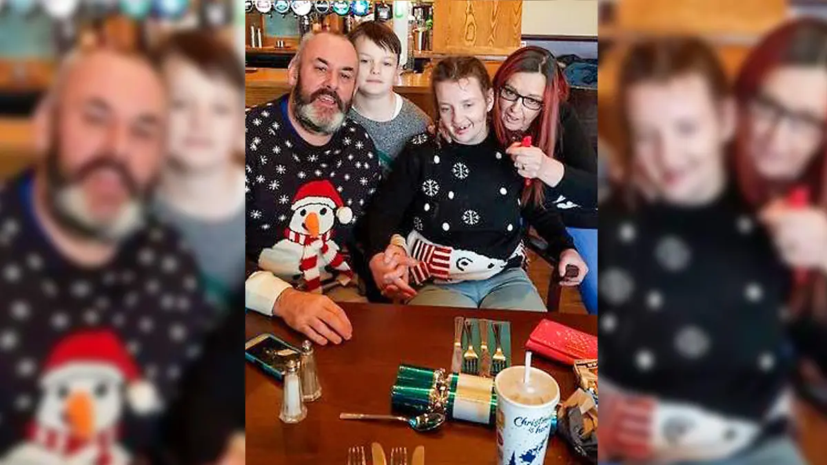 Es wird ihr letztes Weihnachten sein: Becky Aspinall (33) leidet an Chorea Huntington.