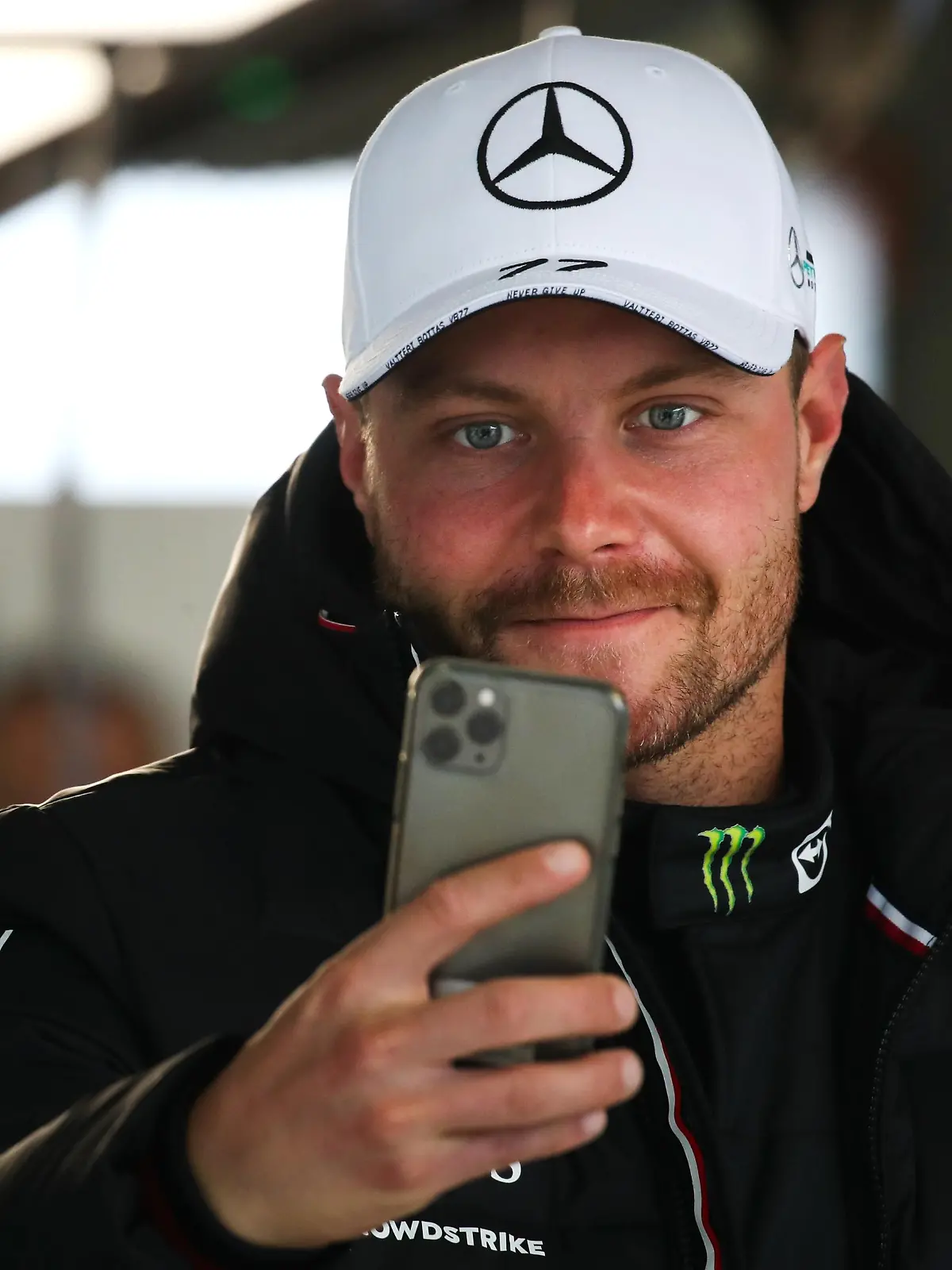 SOCHI, RUSSIA - SEPTEMBER 23, 2021: Mercedes driver Valtteri Bottas is seen ahead of the 2021 Formula One Russian Grand Prix to be held in Sochi on September 24-26, 2021, at the Sochi Autodrom racing circuit. Sergei Fadeichev/TASS