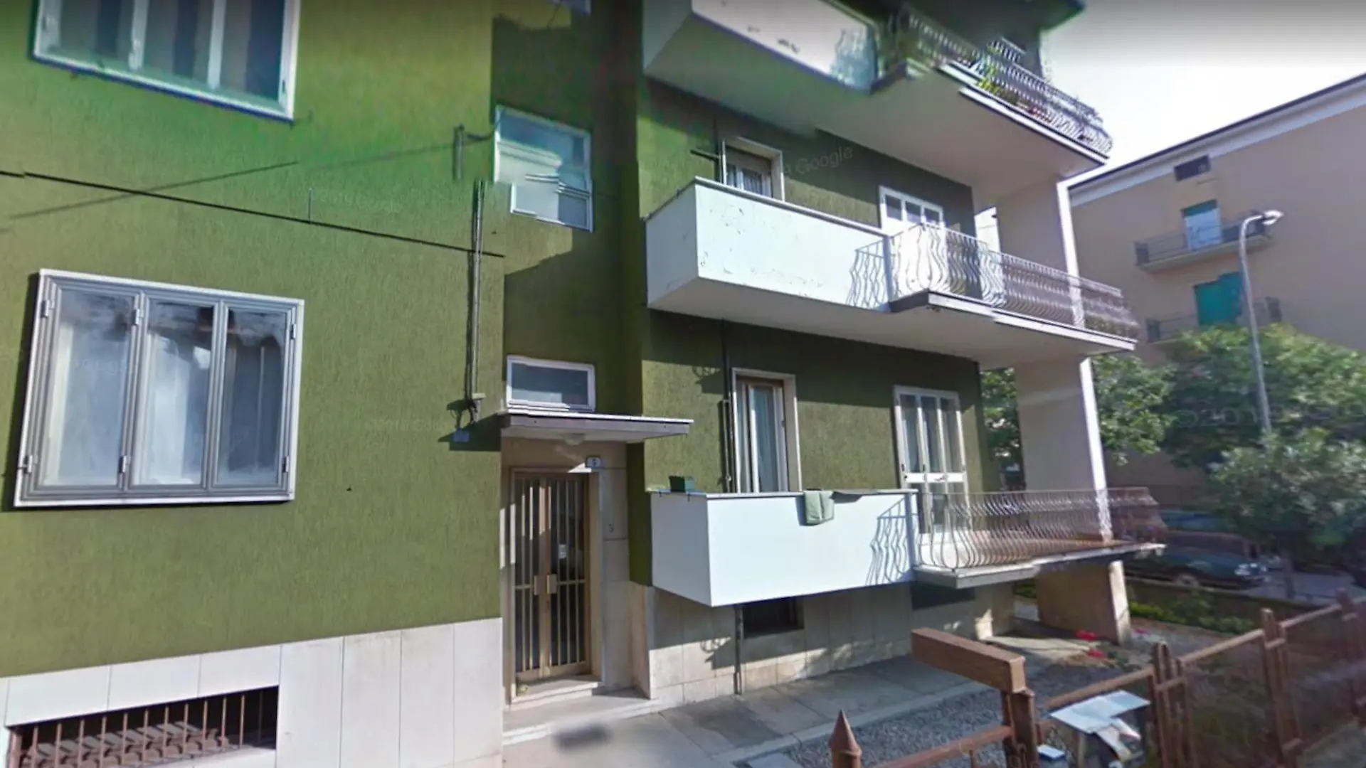 Picture shows the building in via Marco Polo 5, in the Borgo Milano district, Verona, Italy. A woman was found dead in a bed for years. (Google Maps/CEN)