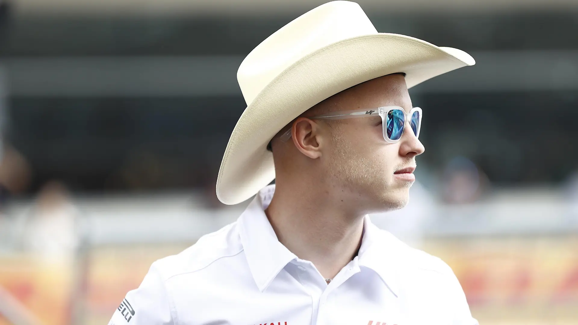 Formula 1 2021: United States GP CIRCUIT OF THE AMERICAS, UNITED STATES OF AMERICA - OCTOBER 24: Nikita Mazepin, Haas F1 during the United States GP at Circuit of the Americas on Sunday October 24, 2021 in Austin, United States of America. Photo by Andy Hone / LAT Images Images PUBLICATIONxINxGERxSUIxAUTxHUNxONLY GP2117_172038_ONY9810