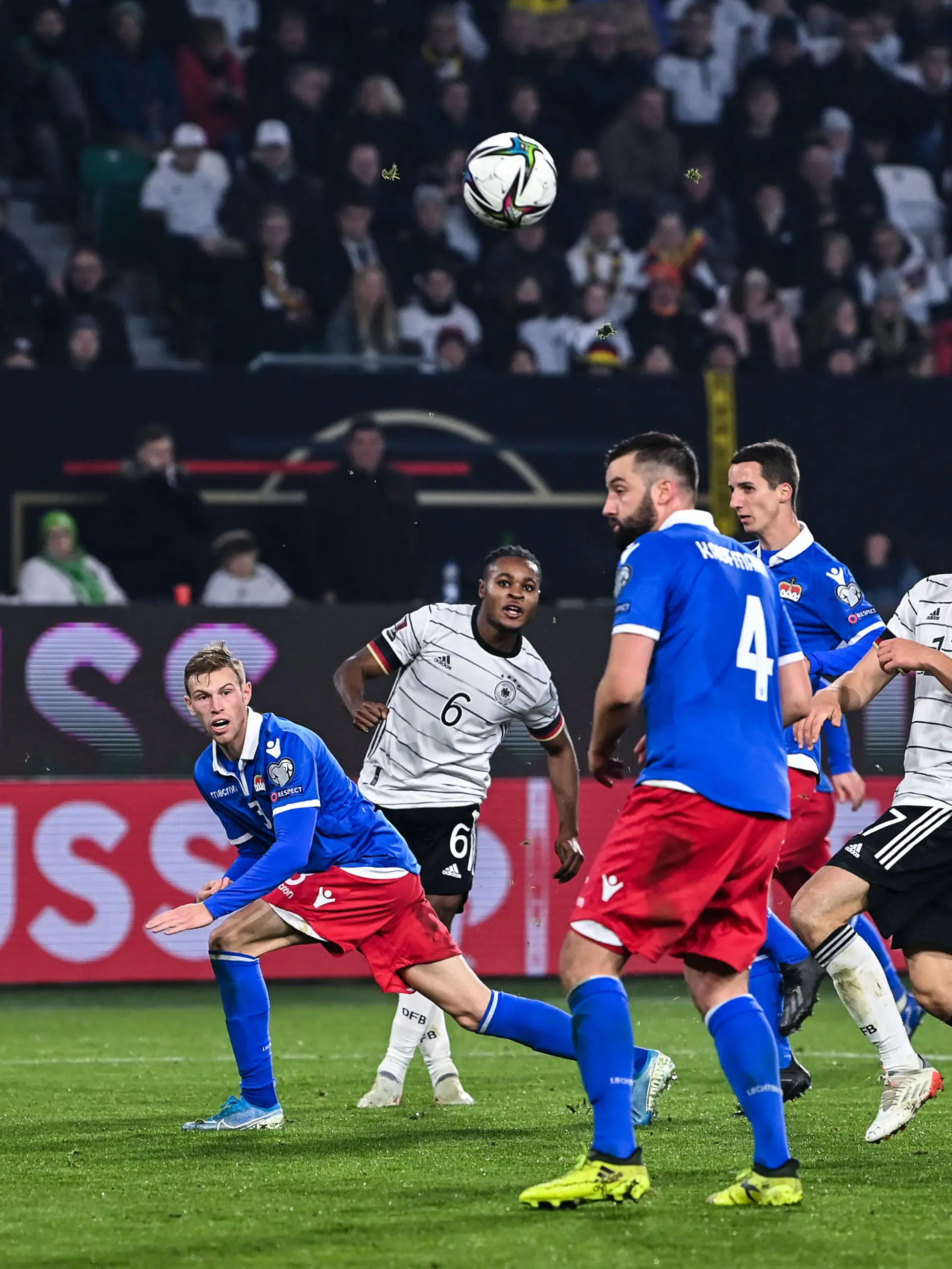 Ridle Baku mit Tor zum 7:0 GES/ Fussball/ WM Qualifikation: Deutschland - Liechtenstein, 11.11.2021 Football / Soccer: WC qualification: Germany vs Liechtenstein, Wolfsburg, November 11, 2021