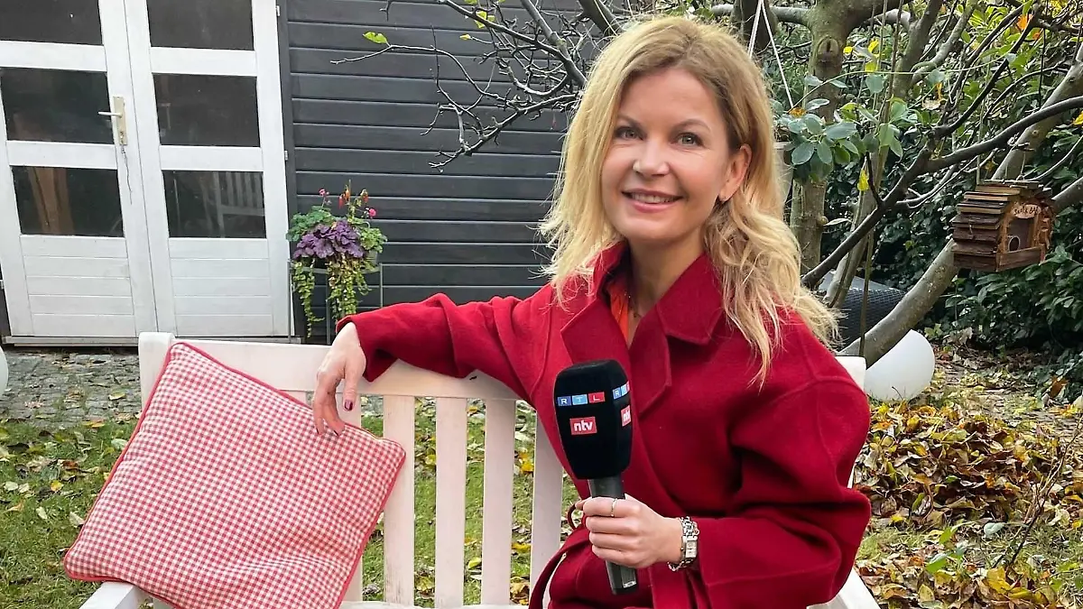Eva Imhof, RTL-Moderatorin, meldete sich heute aus dem Home Office zur Arbeit bei "Guten Morgen Deutschland".