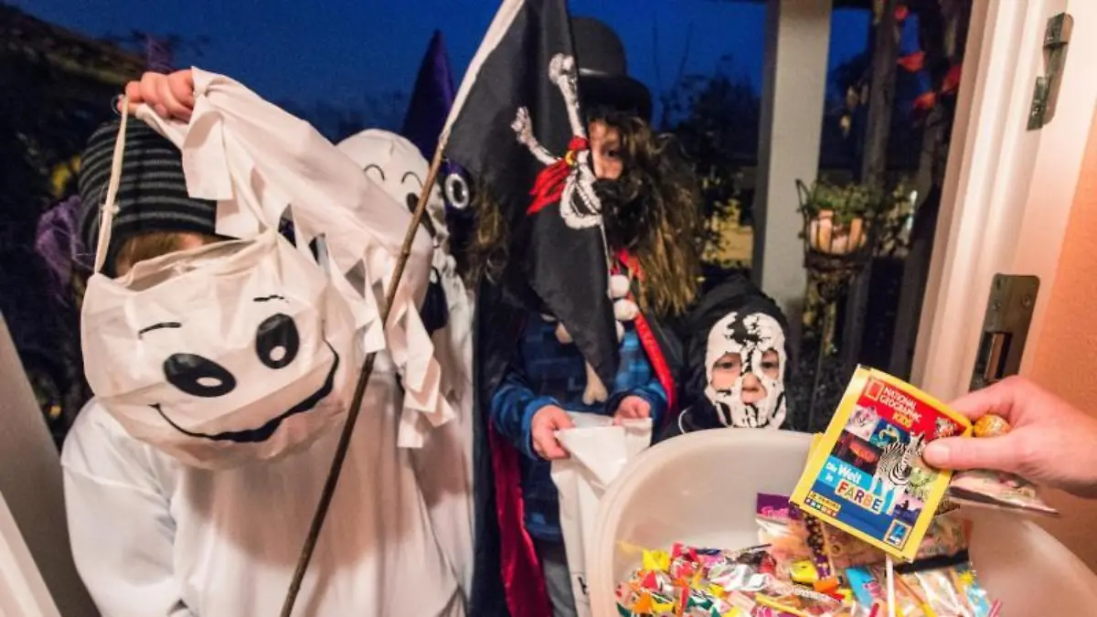 Süßigkeiten an Halloween