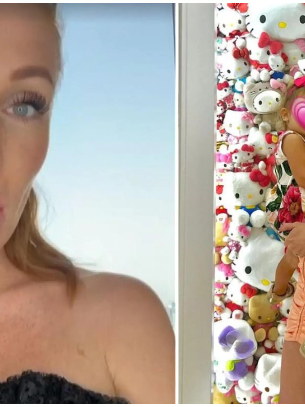 Georgina Fleur und ihre kleine Tochter