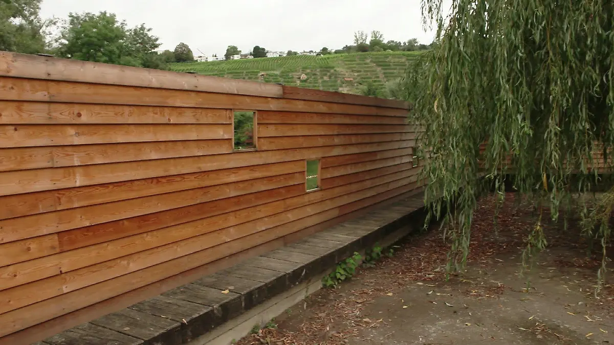 Die Holzwand