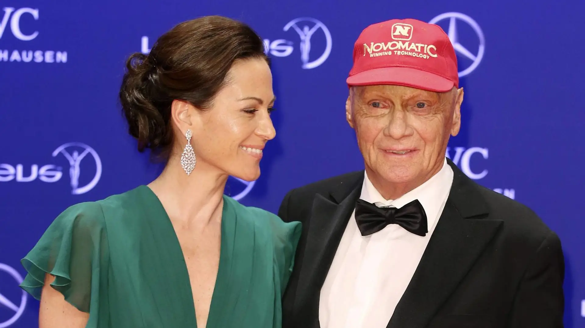 Niki Lauda mit Gattin Birgit Wetzinger bei der Verleihung der 17. Laureus World Sports Awards 2016 in der Messe Berlin. Berlin, 18.04.2016 Foto:xS.xGabschx/xFuturexImage