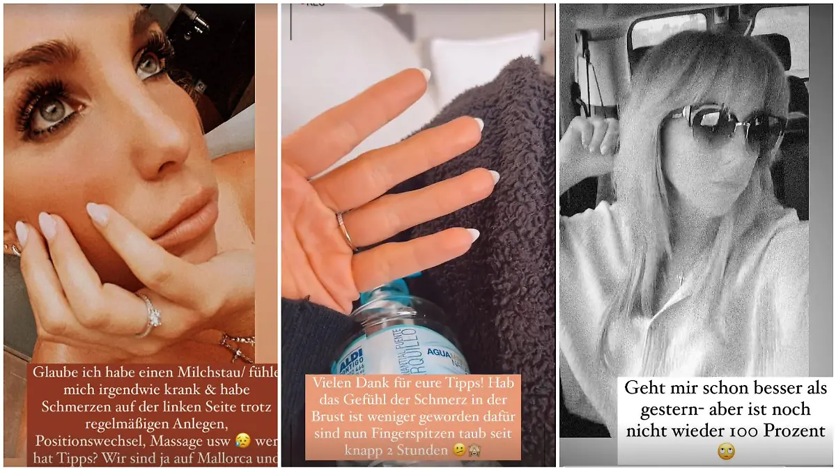 Annemarie Eilfeld glaubt, dass sie einen Milchstau habe
