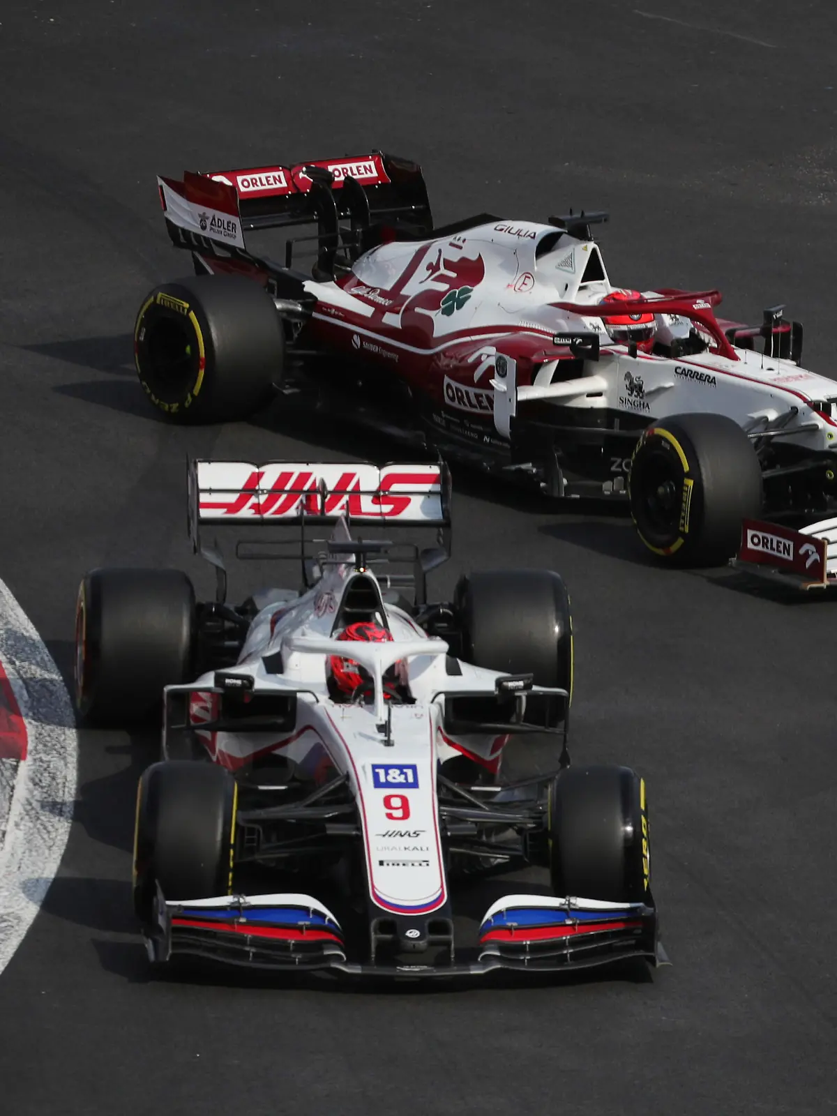 Formula One F1 - Mexico Grand Prix - Autodromo Hermanos Rodriguez, Mexico City, Mexico - November 5, 2021 Haas' Nikita Mazepin in action during practice REUTERS/Henry Romero