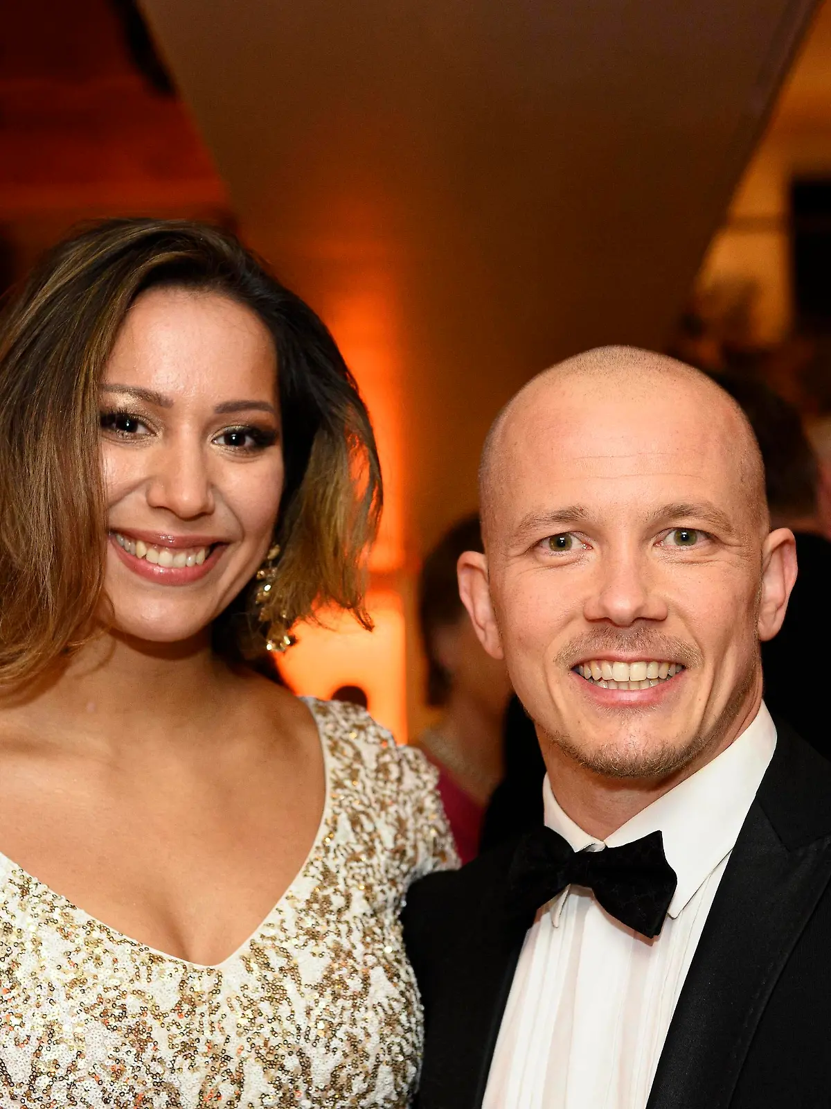  Fabian HAMBUECHEN Hambüchen Ex Turner mit Freundin Viktoria, Der 39. Deutsche SportpresseBall in Frankfurt am Main/ Deutschland am 06.11.2021  *** Fabian HAMBUECHEN Hambüchen ex gymnast with girlfriend Viktoria, The 39 German Sports Press Ball in Frankfurt am Main Germany on 06 11 2021 