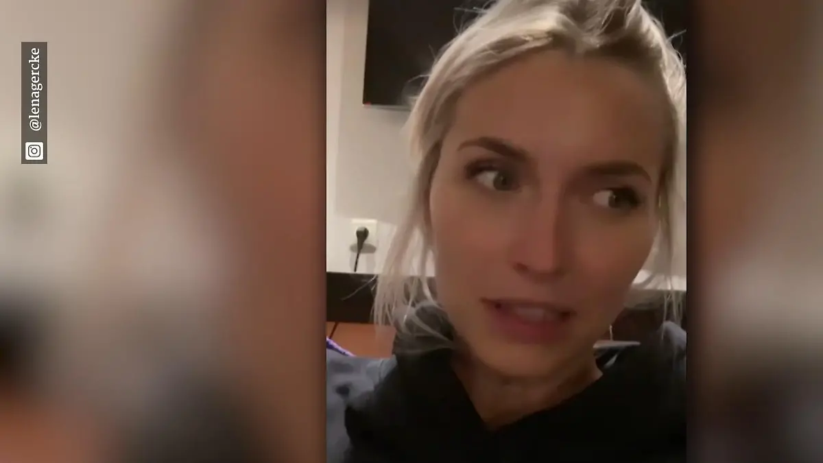 Lena Gercke mit Tochter im Flieger gefangen Feuer am Terminal