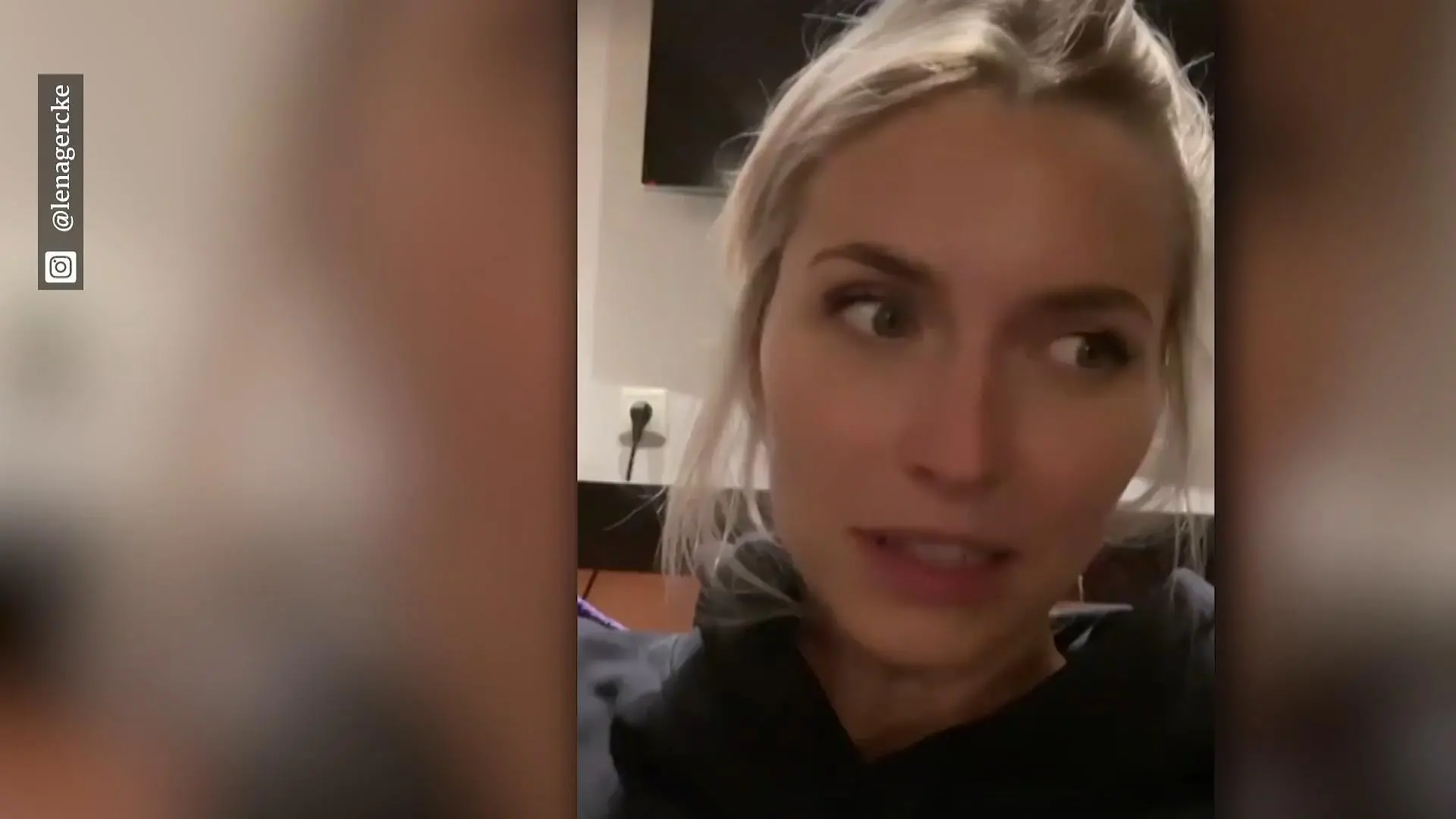 Lena Gercke mit Tochter im Flieger gefangen Feuer am Terminal
