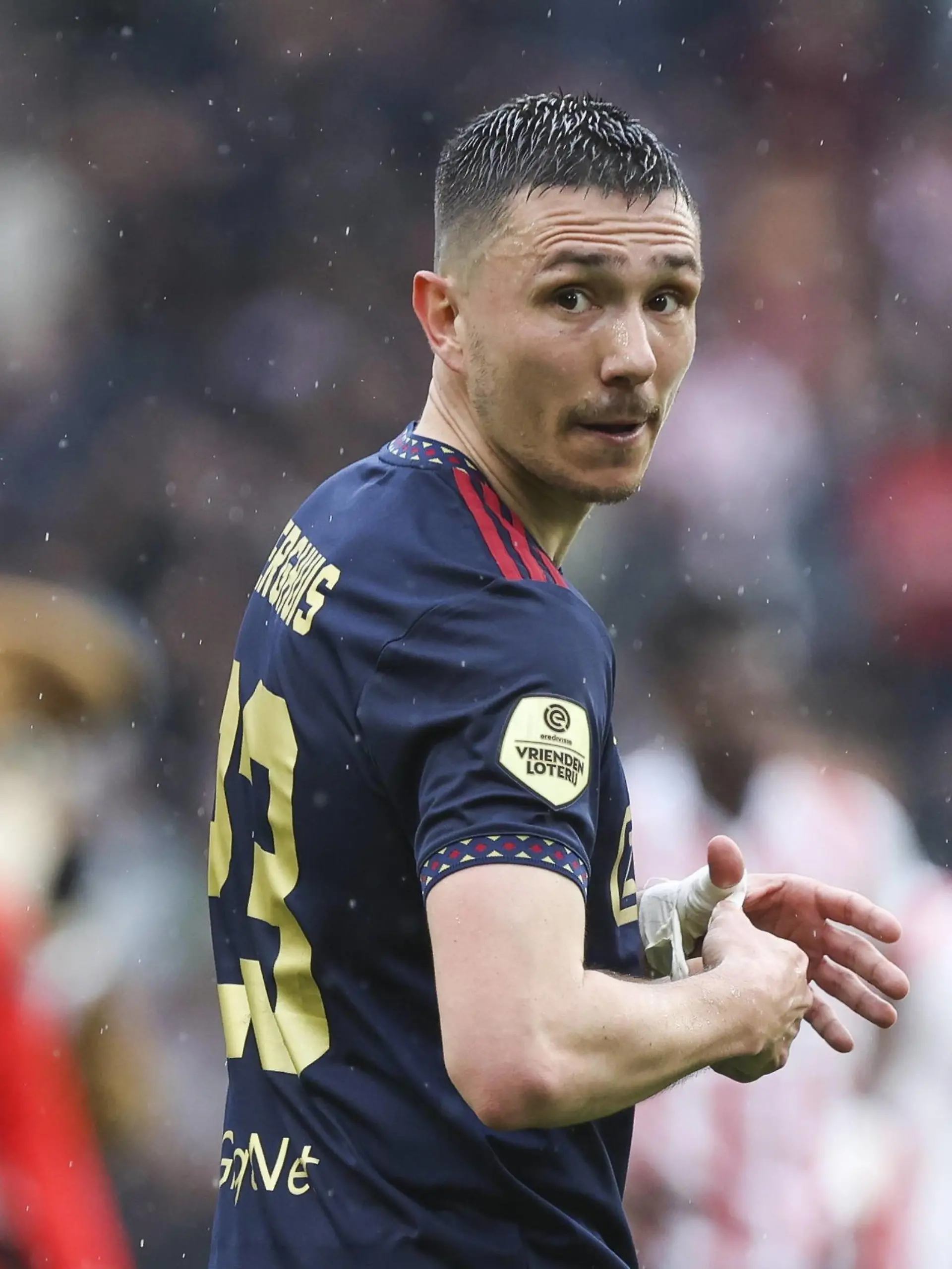 EINDHOVEN, 23-04-2023, Philips Stadion, Stadium of PSV. Dutch Eredivisie season 2022-2023. PSV - Ajax. Ajax player Steven Berghuis dejected PSV - Ajax PUBLICATIONxNOTxINxNED x20663676x Copyright: