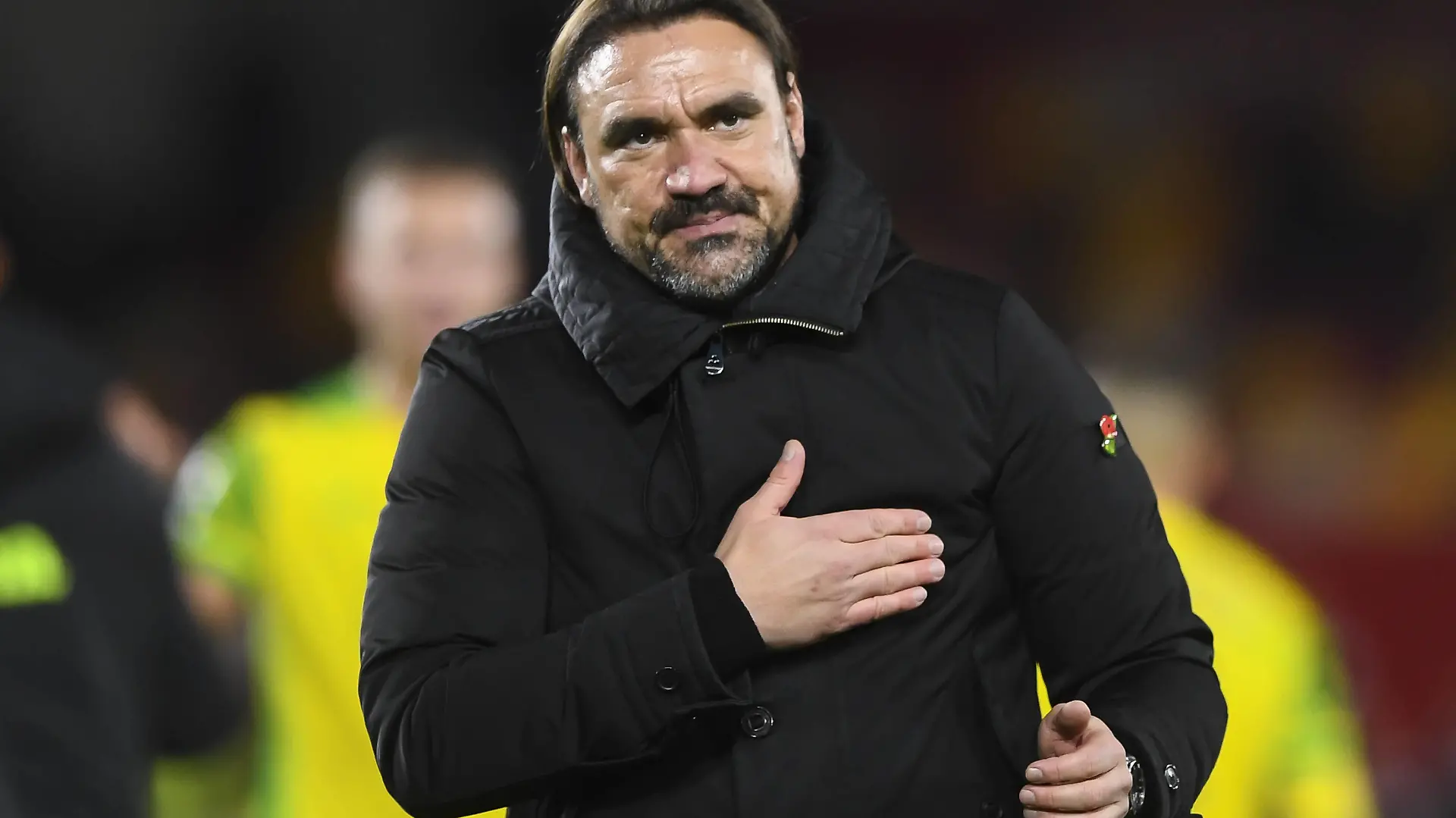 Mandatory Credit: Photo by Simon Dael/Shutterstock 12591372cx Daniel Farke manager of Norwich Brentford v Norwich City, Premier League, Football, Brentford Community Stadium, London, UK - 06 Nov 2021 EDITORIAL USE ONLY No use with unauthorised audio, video, data, fixture lists, club/league logos or live services. Online in-match use limited to 120 images, no video emulation. No use in betting, games or single club/league/player publications. Brentford v Norwich City, Premier League, Football, Brentford Community Stadium, London, UK - 06 Nov 2021 EDITORIAL USE ONLY No use with unauthorised audio, video, data, fixture lists, club/league logos or live services. Online in-match use limited to 120 images, no video emulation. No use in betting, games or single club/league/player publications. PUBLICATIONxINxGERxSUIxAUTXHUNxGRExMLTxCYPxROMxBULxUAExKSAxONLY Copyright: xSimonxDael/Shutterstockx 12591372cx