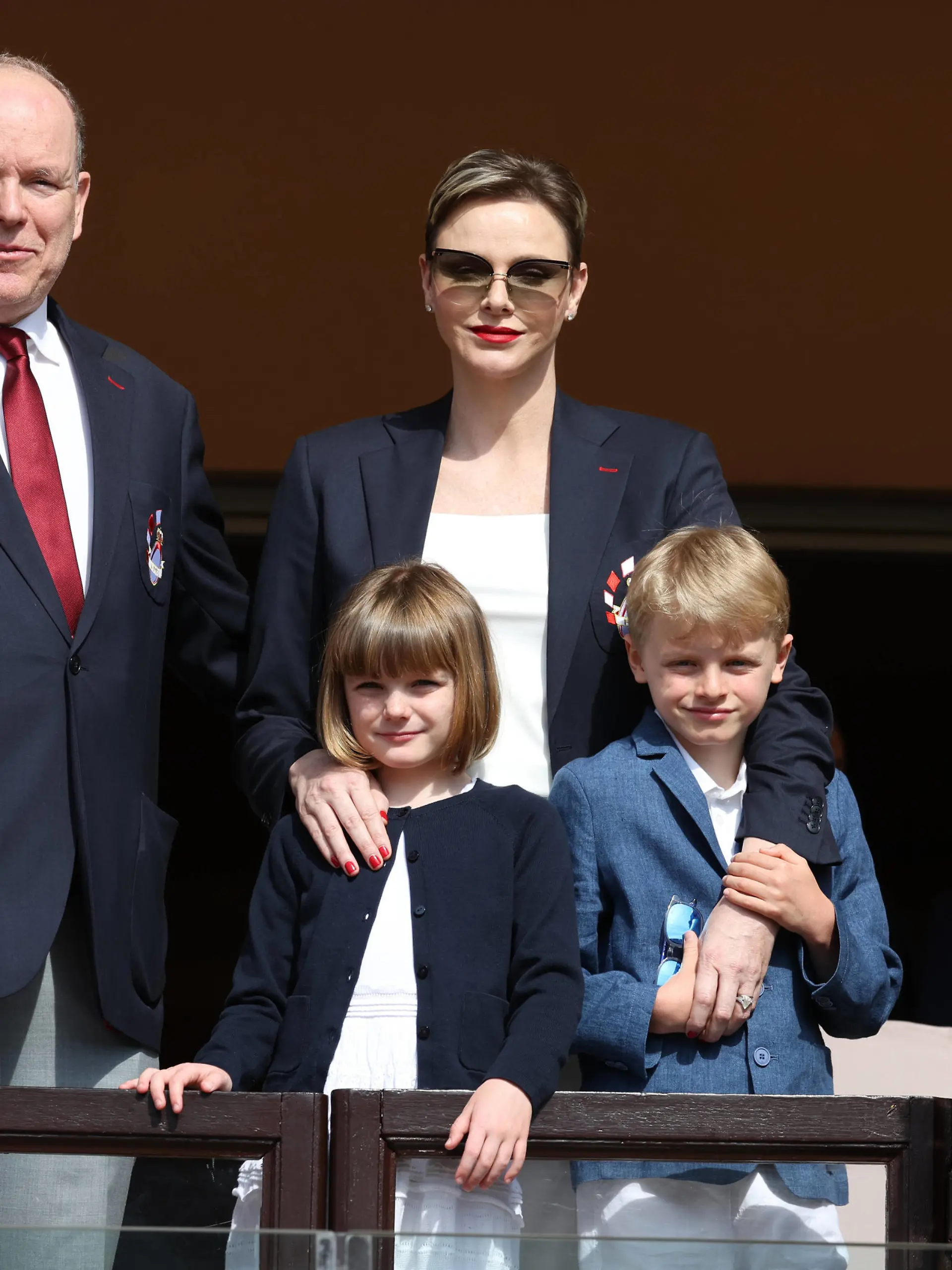 EDITOR'S NOTE : NO TABLOIDS WEB & PRINT, NO DAILY MAIL, NO DAILY MAIL GROUP, NO VOICI, NO CLOSER) Prince Albert II of Monaco, Princess Charlene of Monaco, Princess Gabriella of Monaco, Prince Jacques of Monaco attend the Sainte Devote Rugby Tournament In Monaco on April 22, 2023 in Monaco, Monaco. 
//01PIERREVILLARD_VILLARD.092/Credit:POOL MONACO/SIPA/2304221504